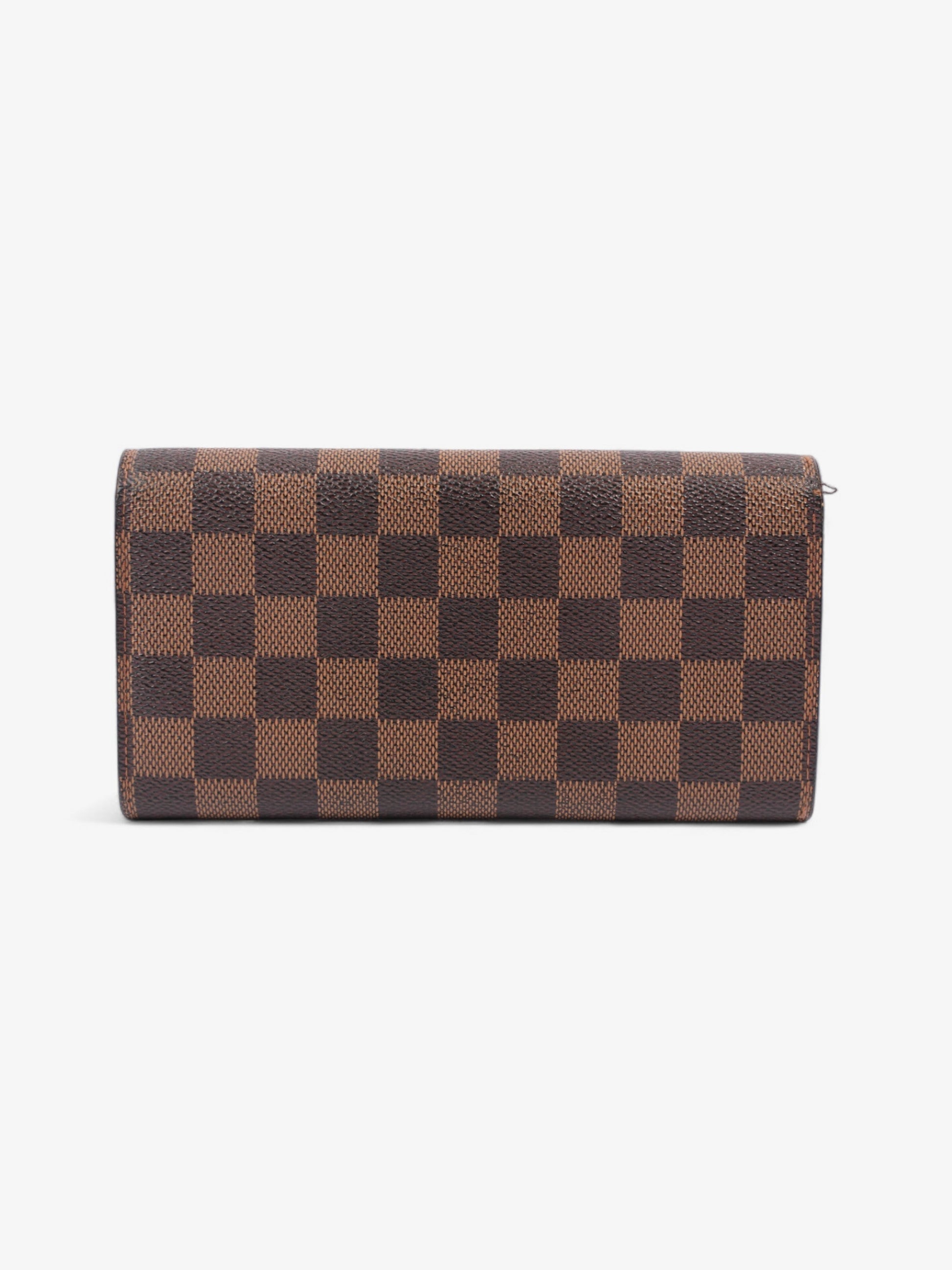 Louis Vuitton Portefeuille International Ebene Coated Canvas Damier Wallet Case Coated Canvas