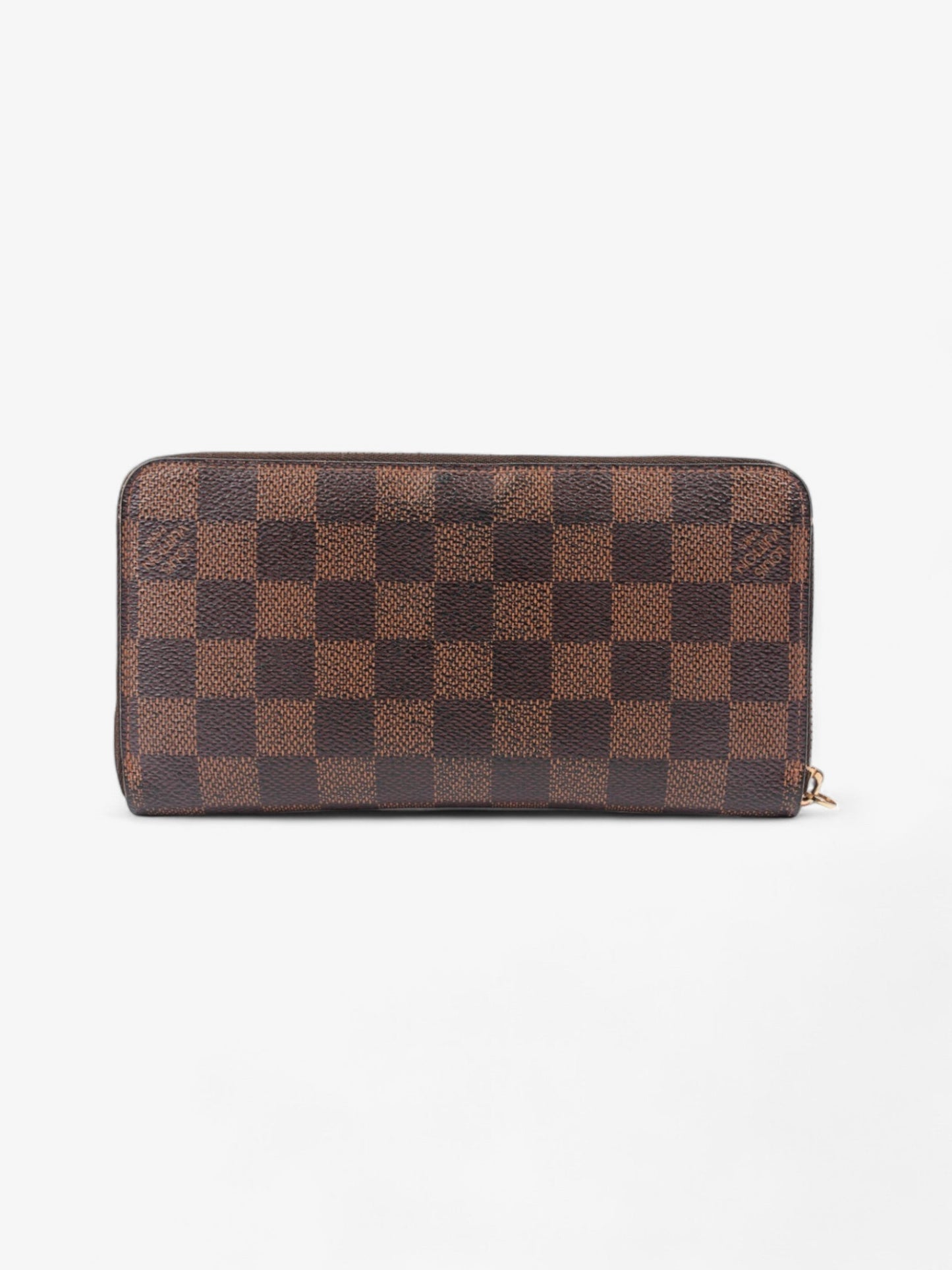 Louis Vuitton Zippy Ebene Coated Damier Canvas Coated Canvas Wallet Case Canvas 5