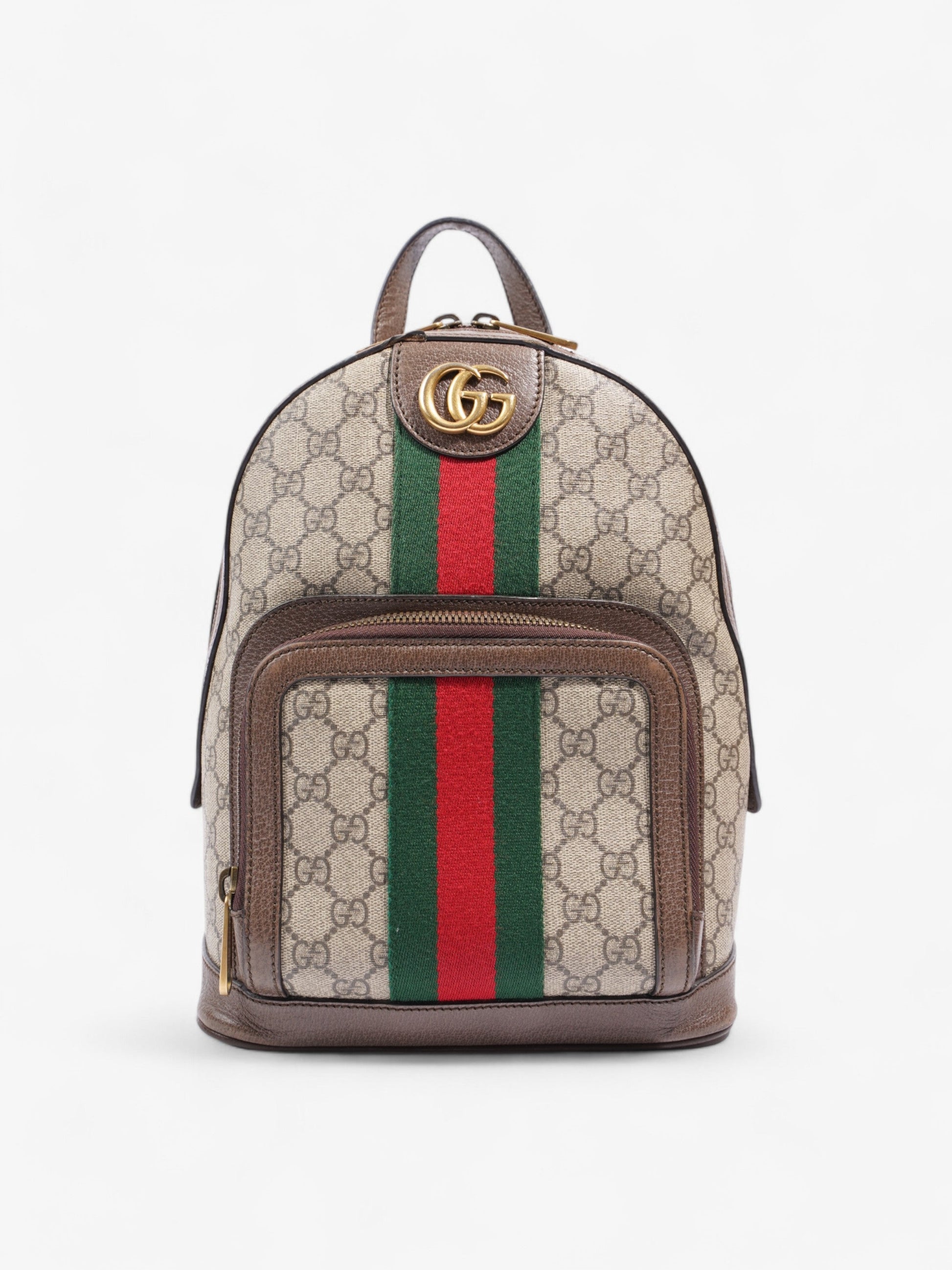 Gucci Ophidia Backpack Supreme Coated Canvas Green
