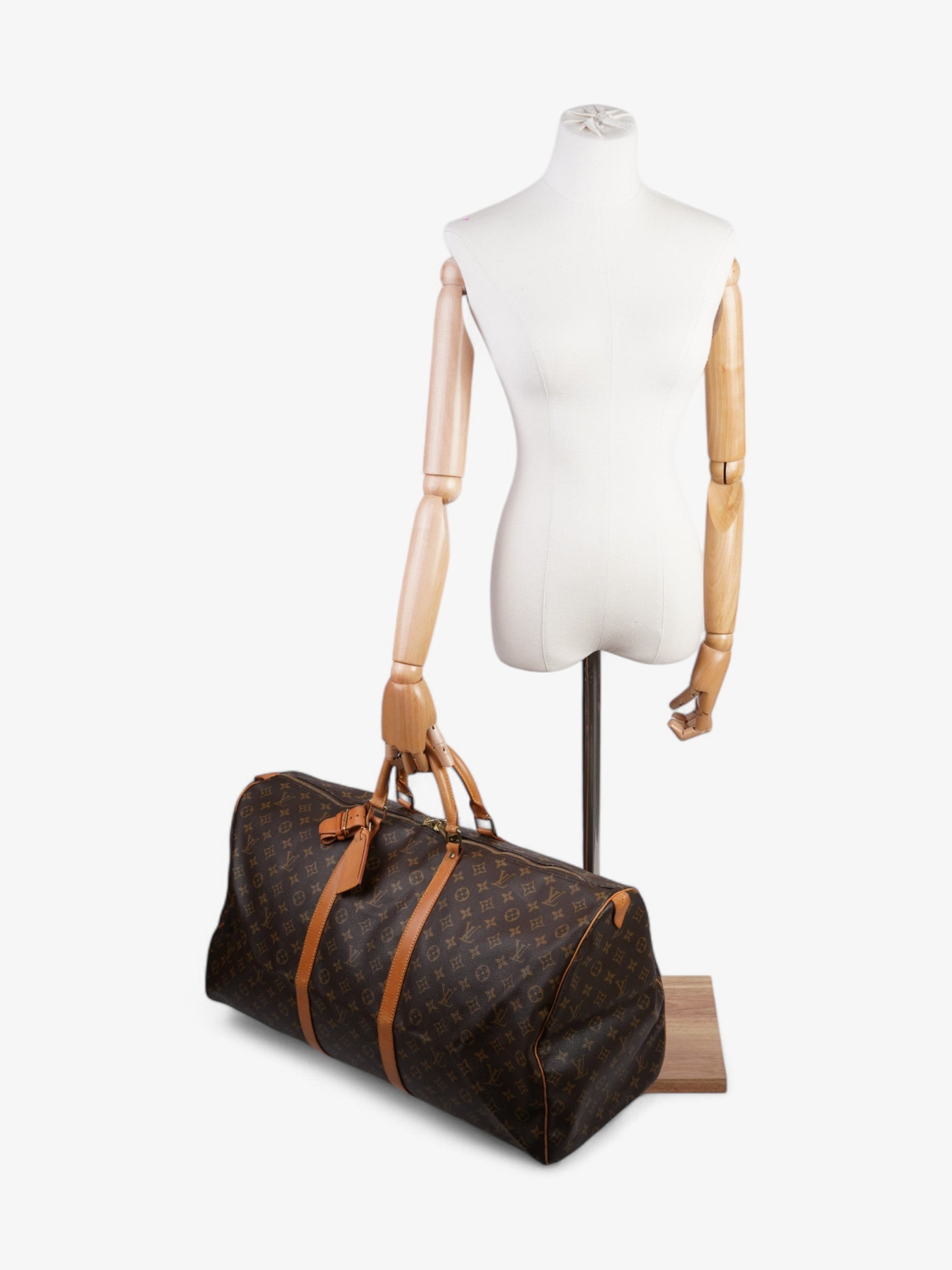 Louis Vuitton Keepall Coated 60 Monogram Canvas Coated Canvas Apparel Canvas 166