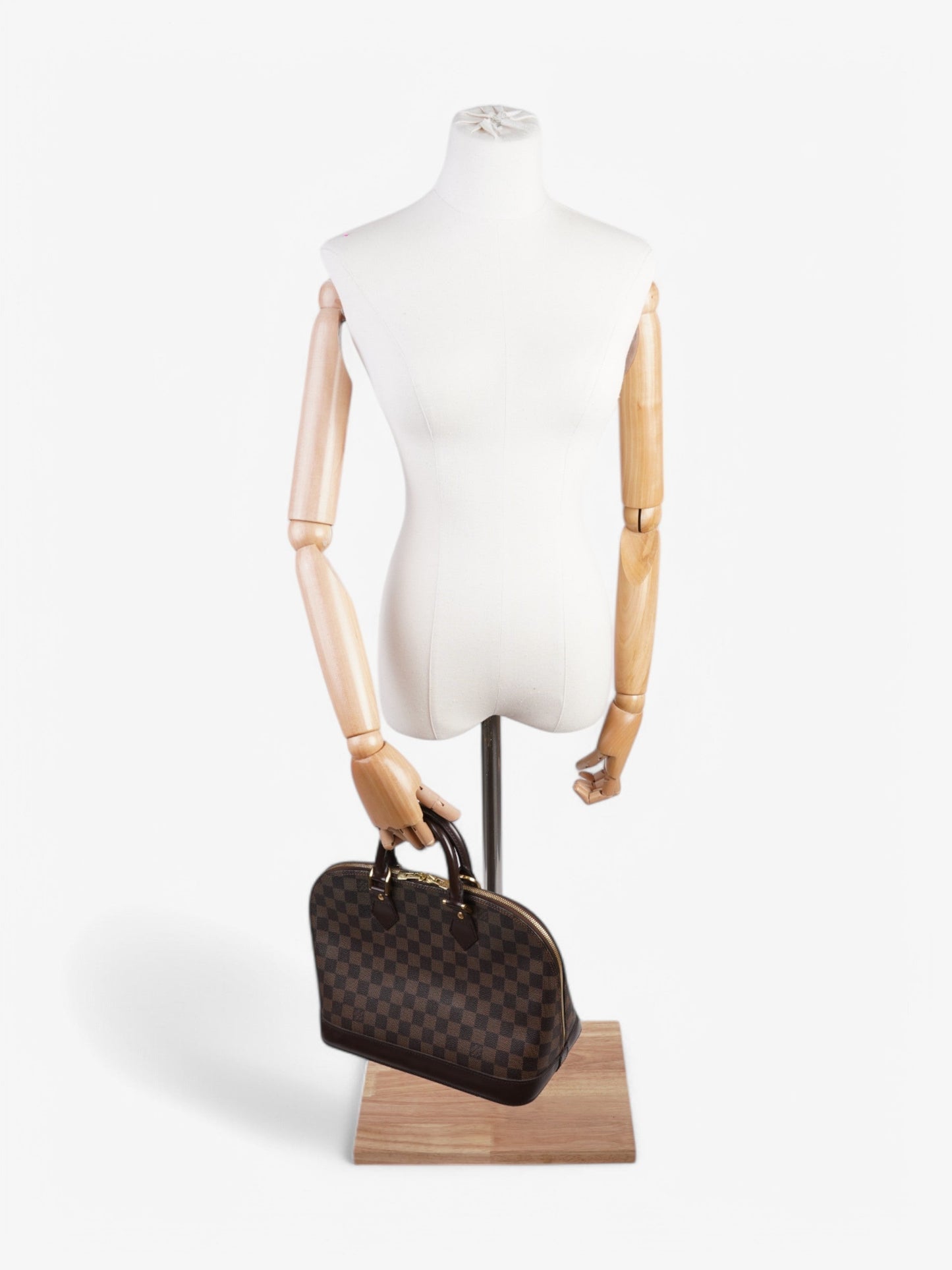 Louis Vuitton Alma Ebene Coated PM Damier Canvas Coated Canvas Apparel Pm 6