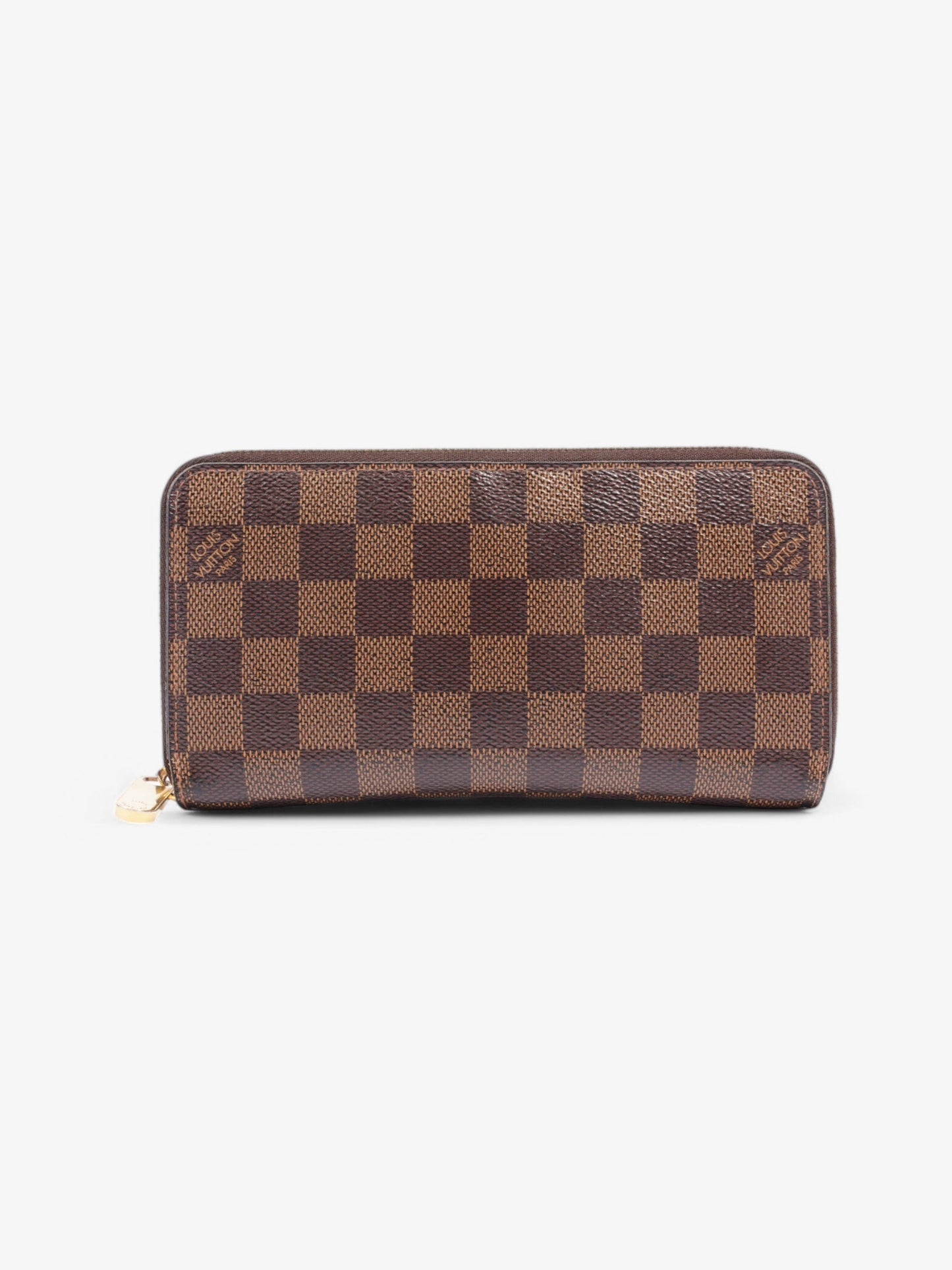 Louis Vuitton Zippy Ebene Coated Damier Canvas Coated Canvas Wallet Case Canvas 8