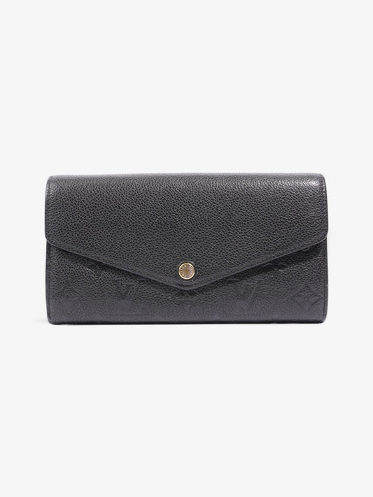 Louis Vuitton Sarah Black Leather Empreinte Wallet Case Leather 5