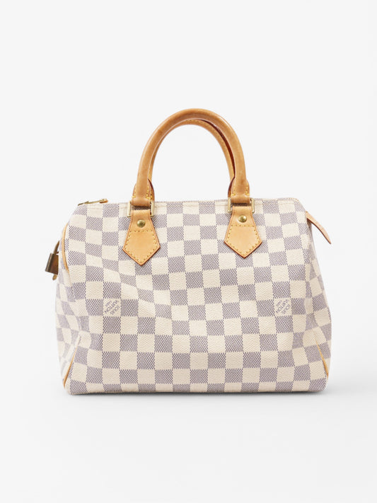 Louis Vuitton Speedy Azur Coated 25 Canvas Coated Canvas Damier Apparel