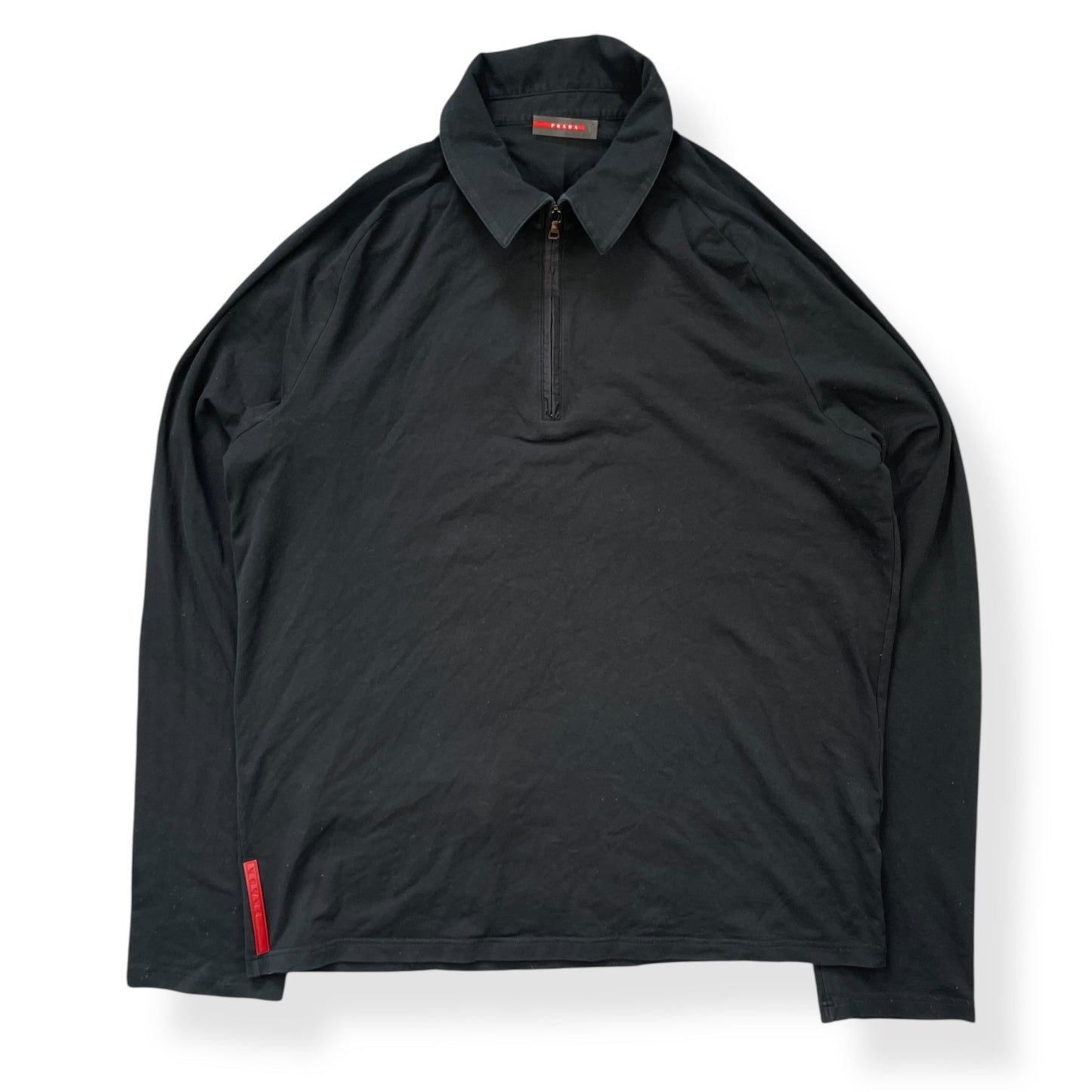 Prada Handbag 's Sport Stash Pocket Long Sleeve Polo