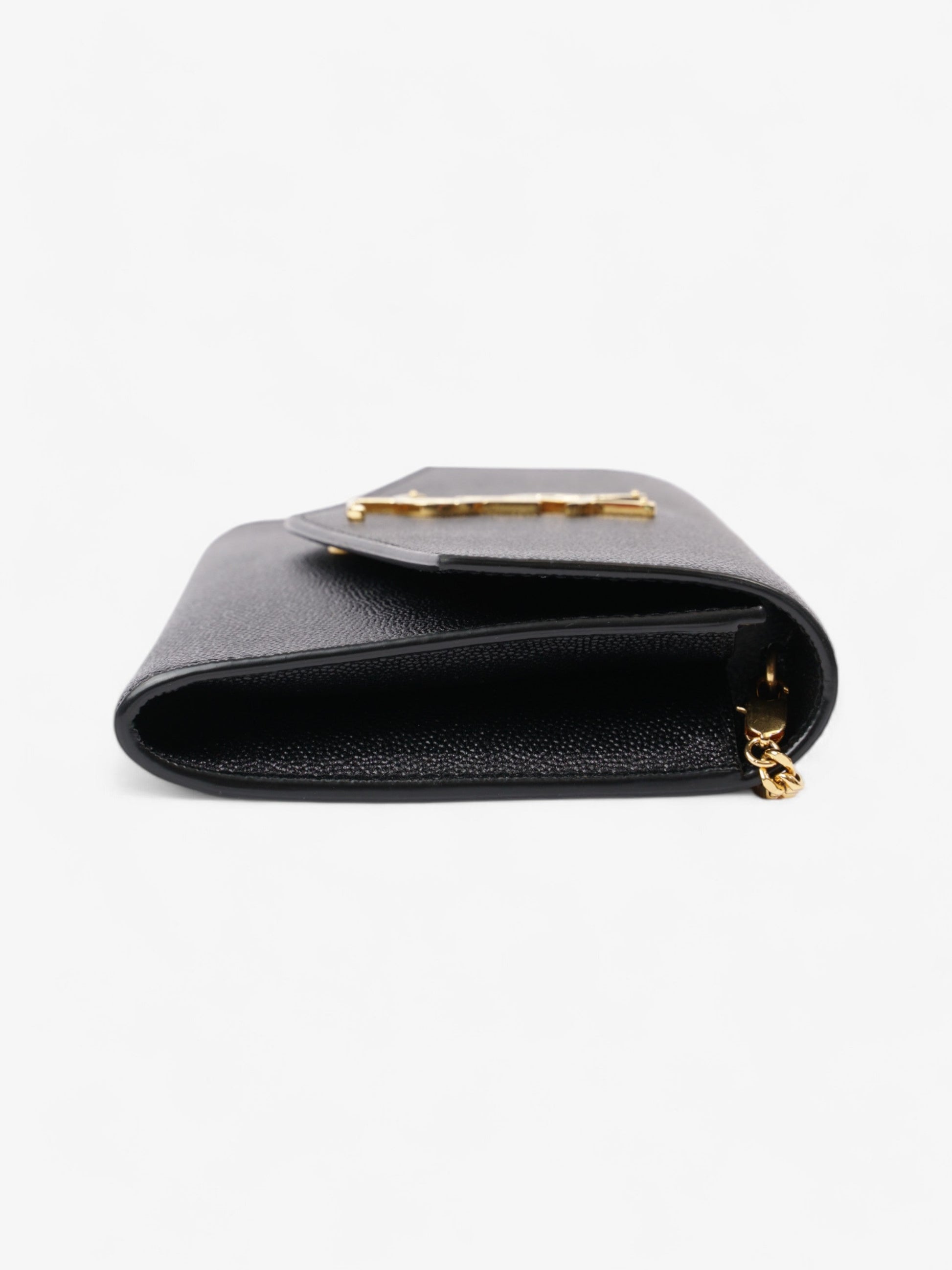 YSL Saint Laurent Uptown Crossbody Grained Leather Black Crossbody Bag Black Grained Leather