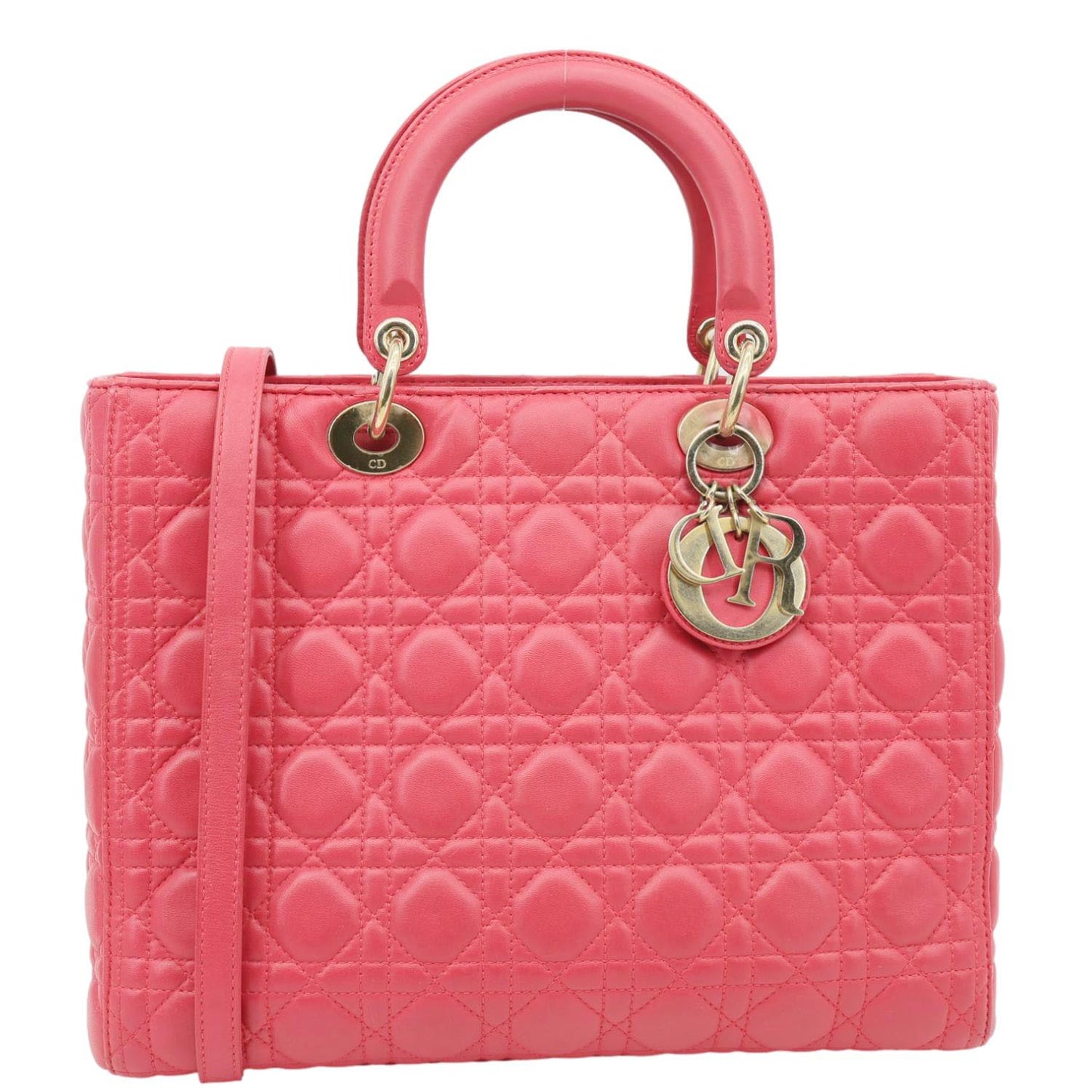 Dior Shoulder Bag Lady Leather Lambskin Quilted