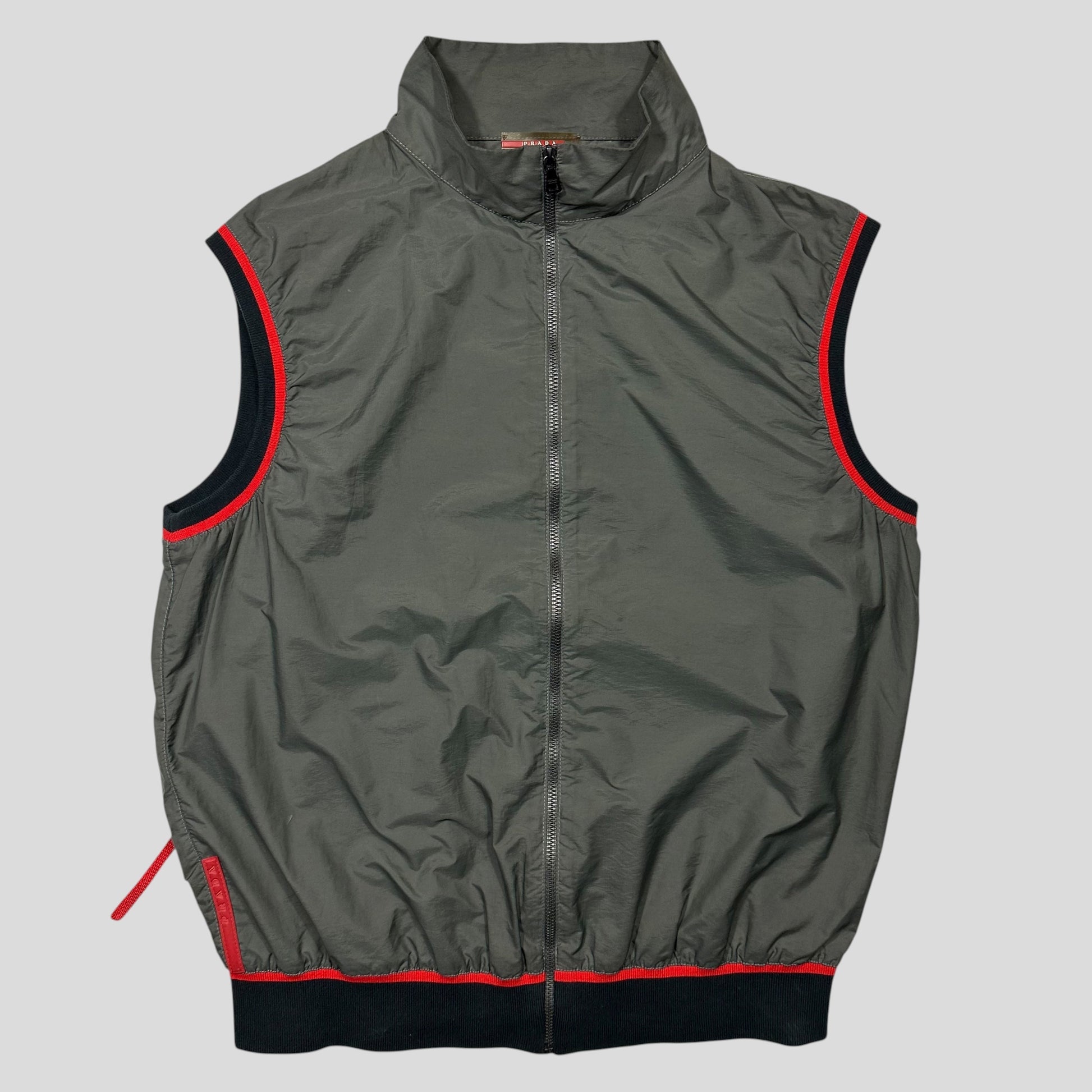 Prada Handbag Sport Stash Pocket Gilet Vest Jacket - Nylon