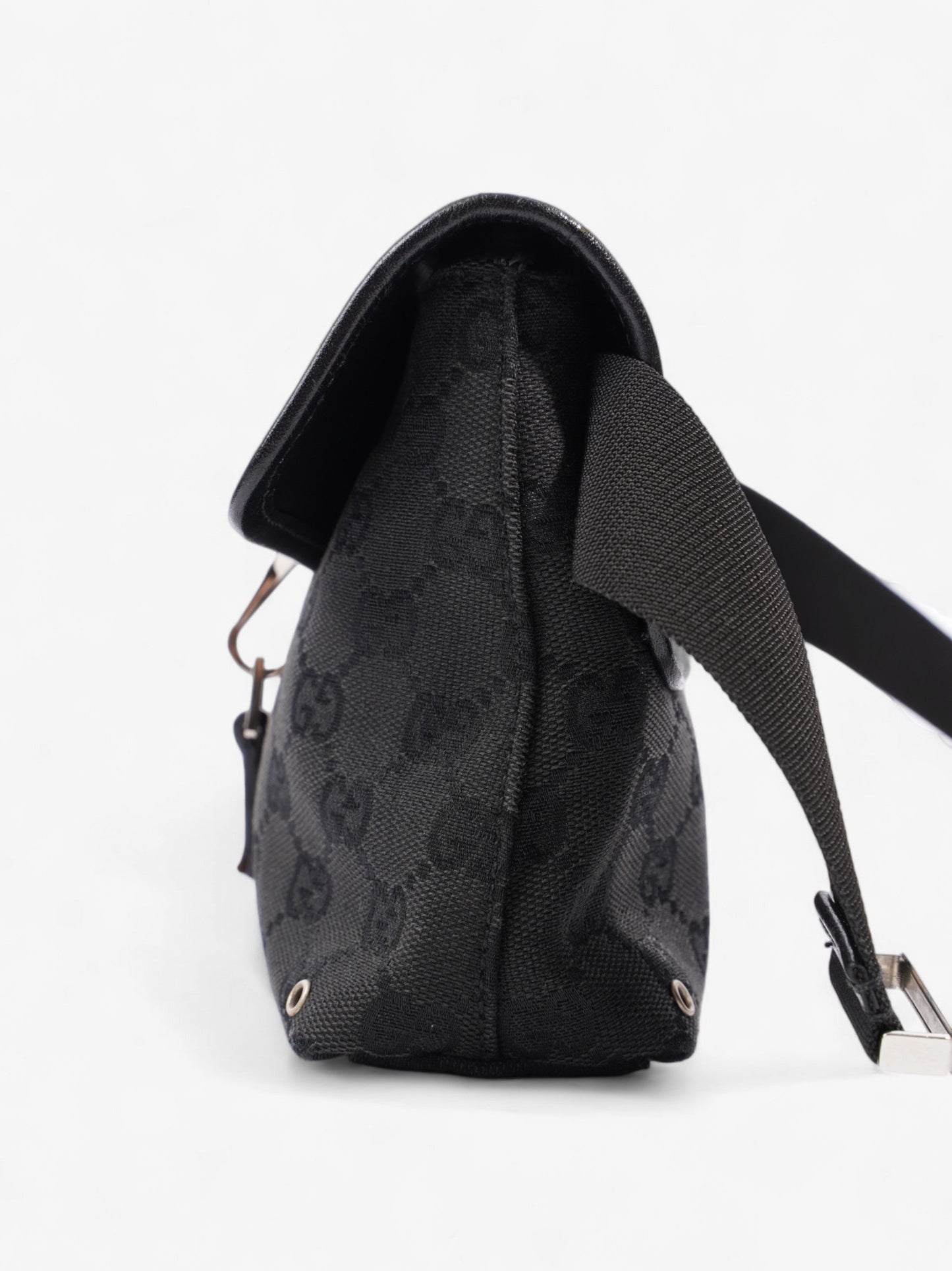 Gucci Jackie Belt Bag Canvas Black Accessory