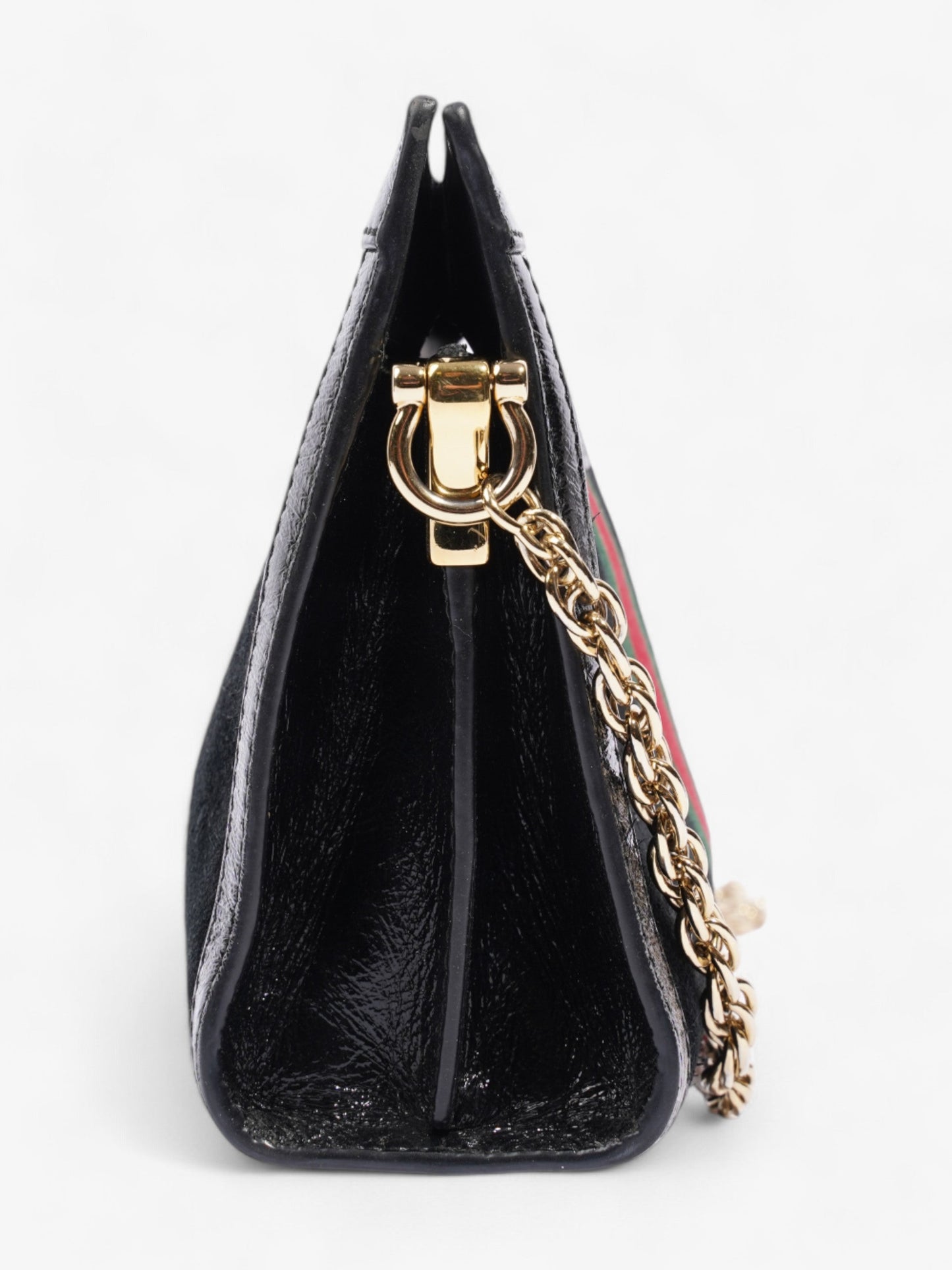 Gucci Ophidia Green Crossbody Bag Suede Black