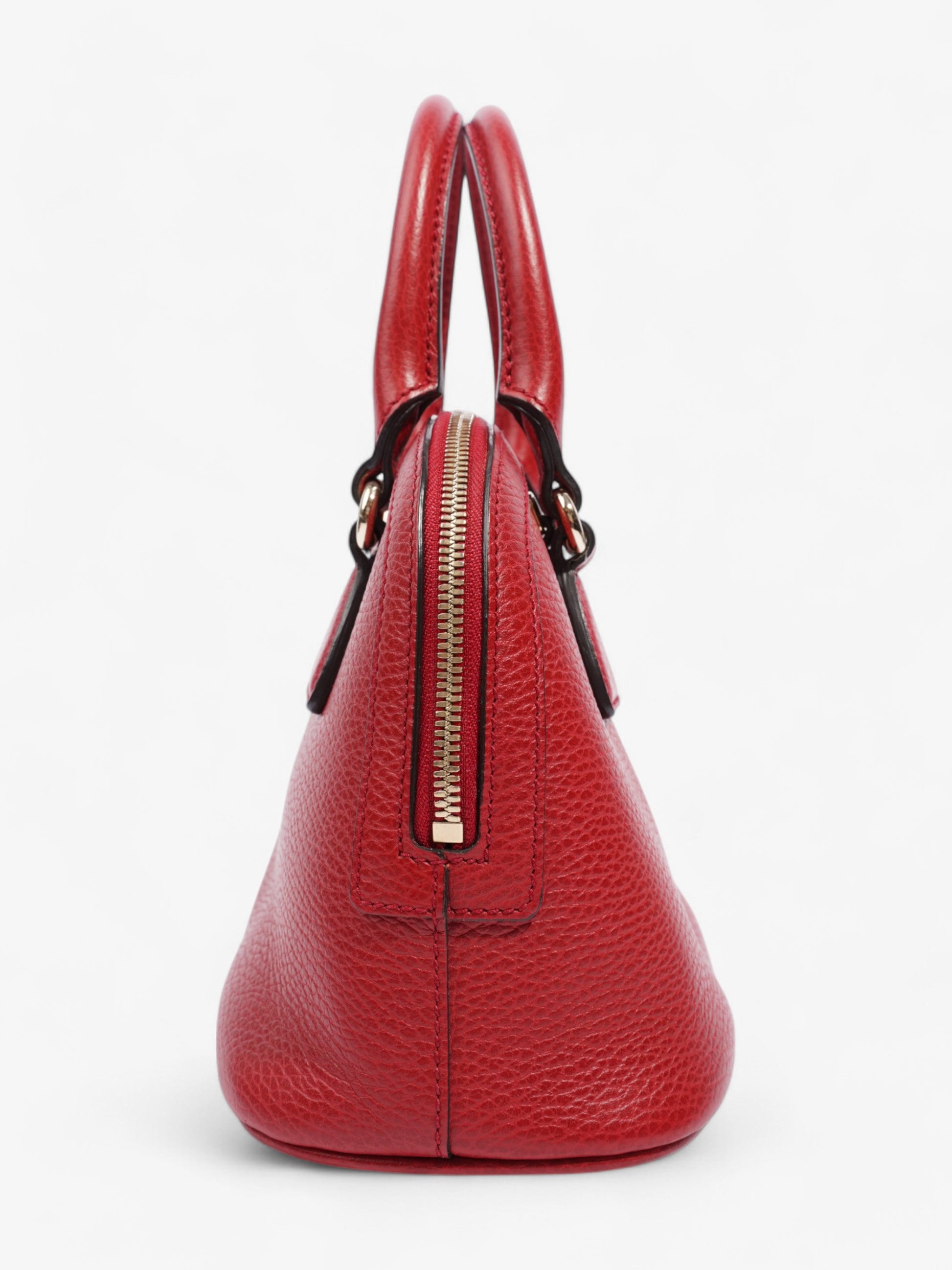 Gucci 2Way Handbag Leather Red Crossbody Bag