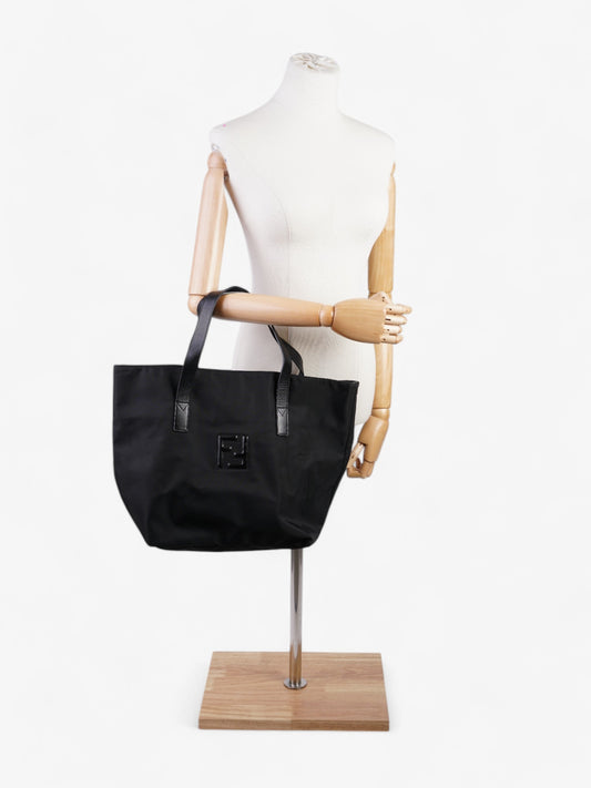 Fendi Ff Tote Nylon Black Tote Bag