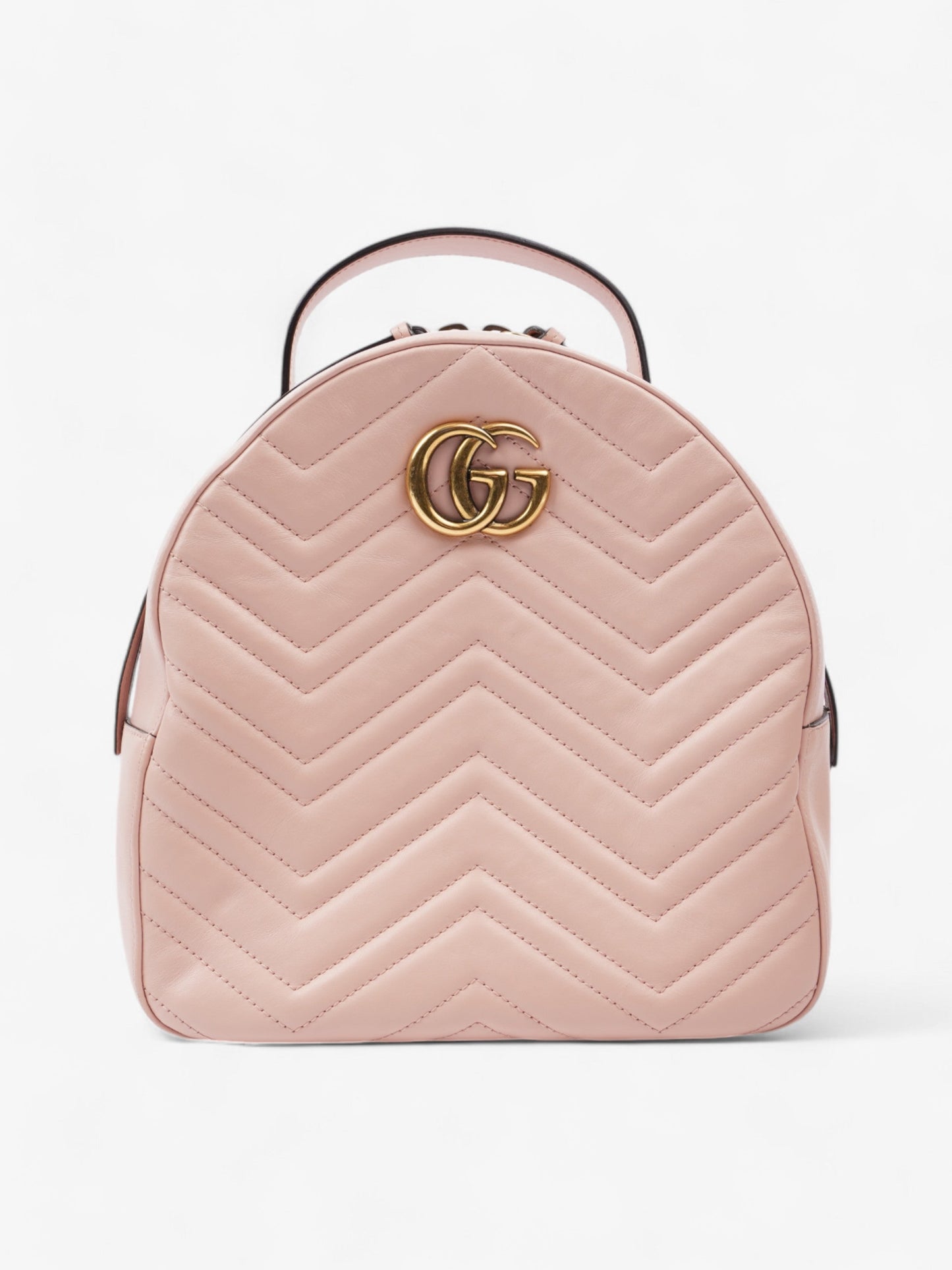Gucci Marmont Backpack Leather Pink
