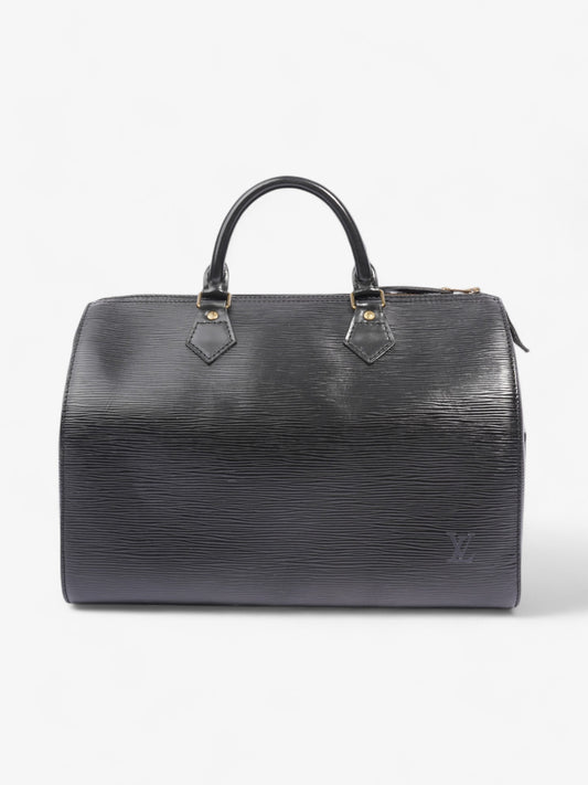Louis Vuitton Speedy 30 Black Leather Epi Handbag
