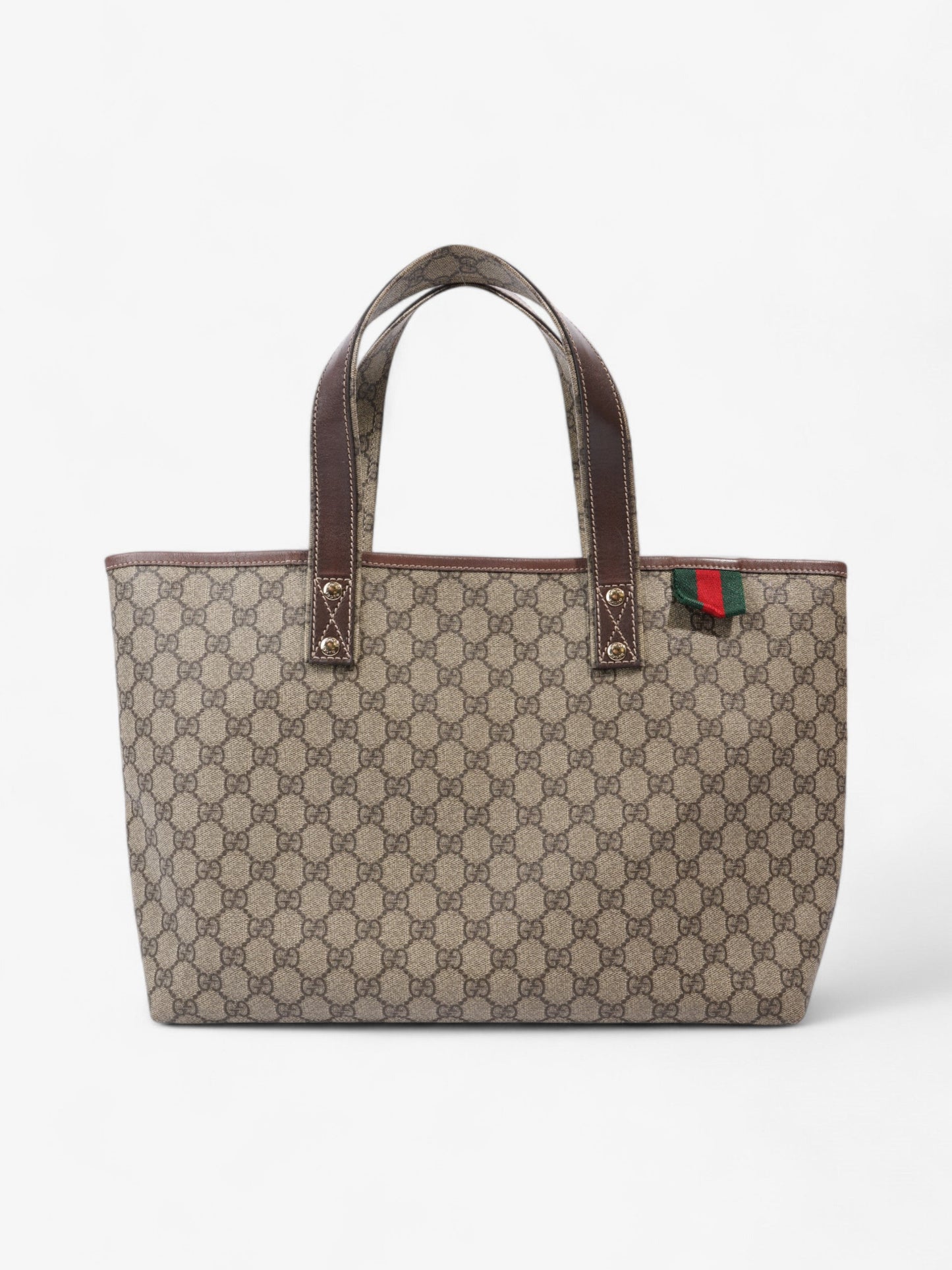 Gucci Tote Bag Supreme Coated Canvas Brown Shoulder Bag