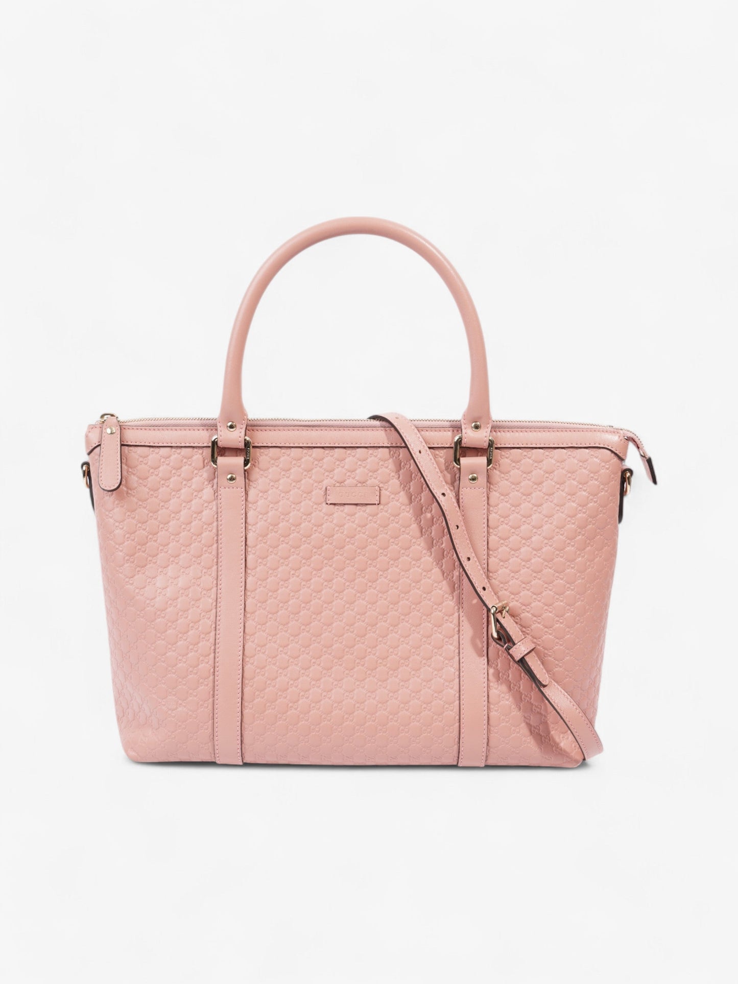 Gucci 2Way Tote ssima Calfskin Leather Pink Shoulder Bag