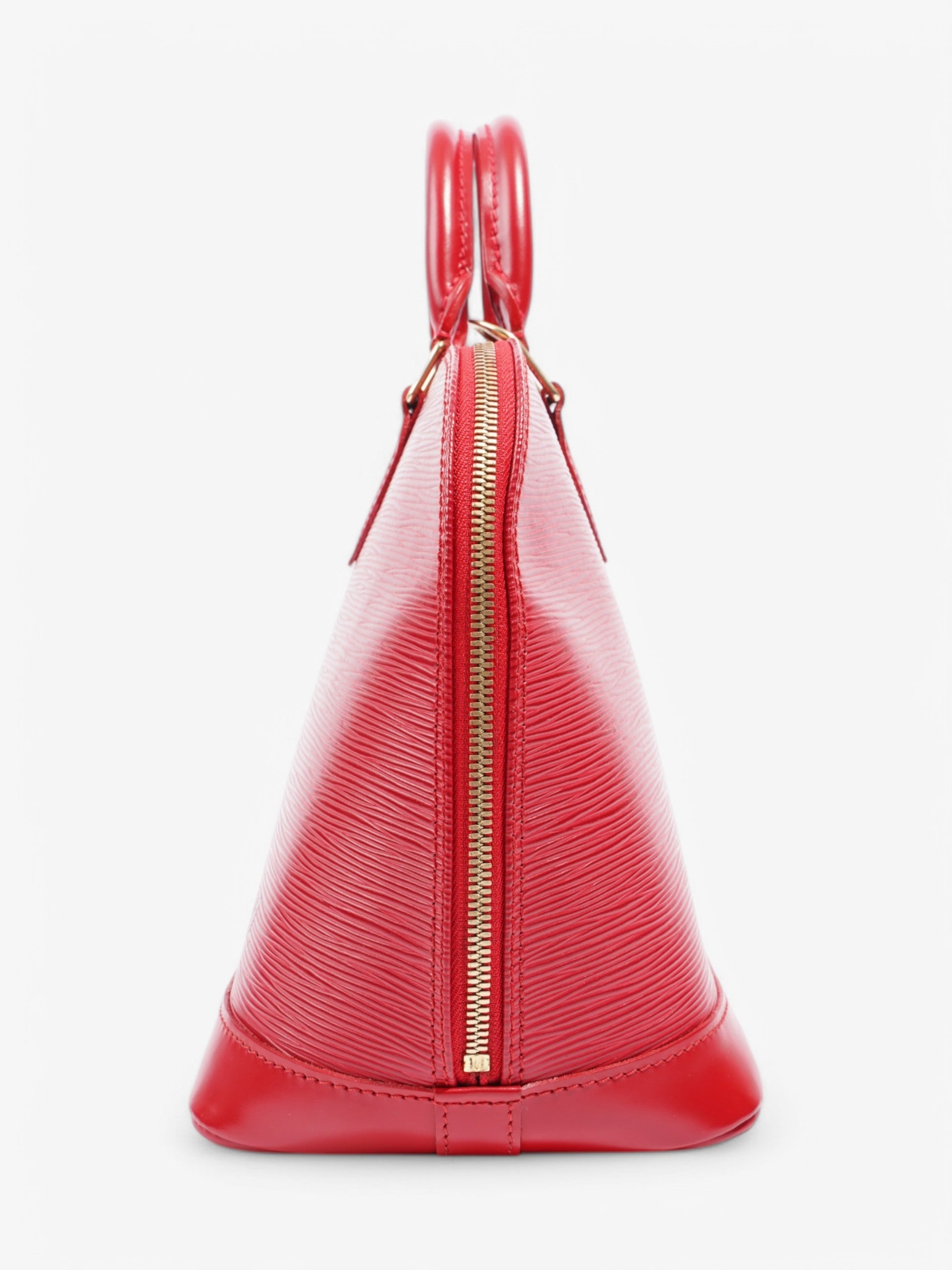 Louis Vuitton Alma PM Epi Leather Red Handbag Pm 4