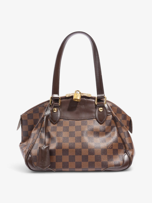 Louis Vuitton Verona Dark Coated Brown PM Canvas Coated Canvas Damier Apparel