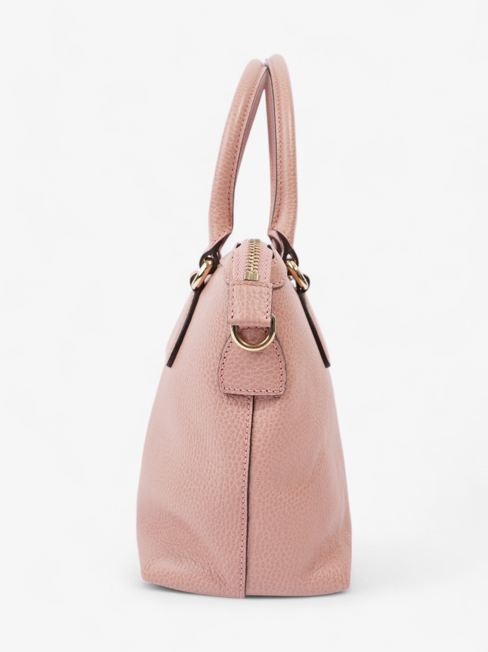 Gucci Dollar Interlocking Handbag Leather Pink Travel Bag