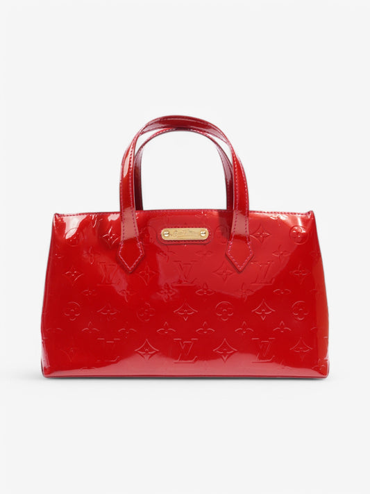 Louis Vuitton Wilshere Verni Calfskin Red PM Leather Handbag