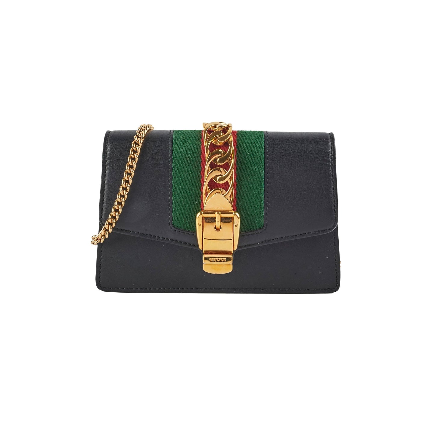 Gucci Supermini Sylvie Bag Black Crossbody Bag