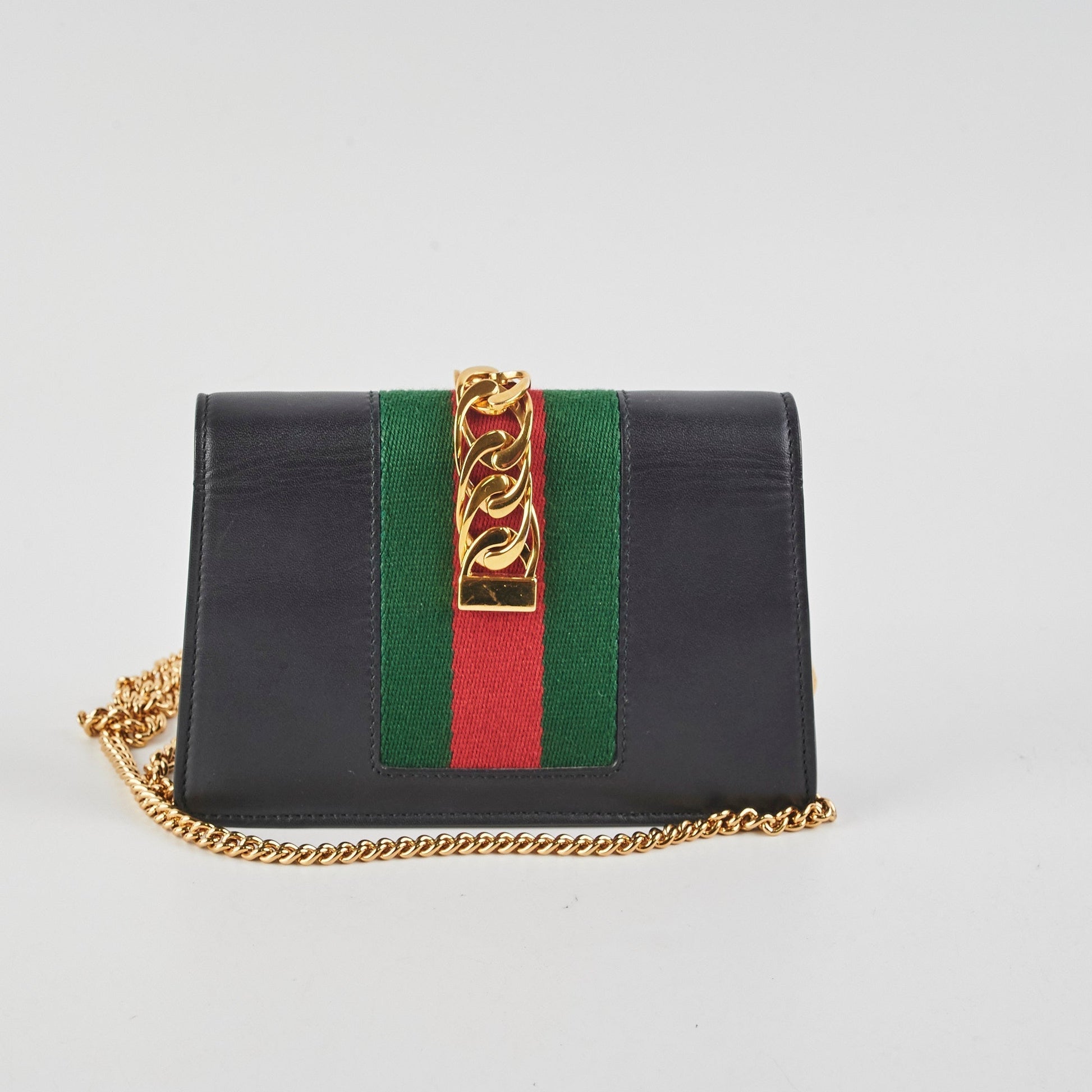 Gucci Supermini Sylvie Bag Black Crossbody Bag