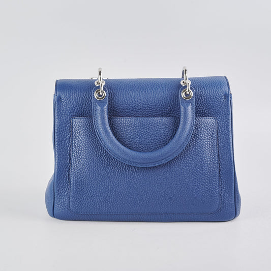 Dior Christian Be Bag Blue Flap Crossbody Bag