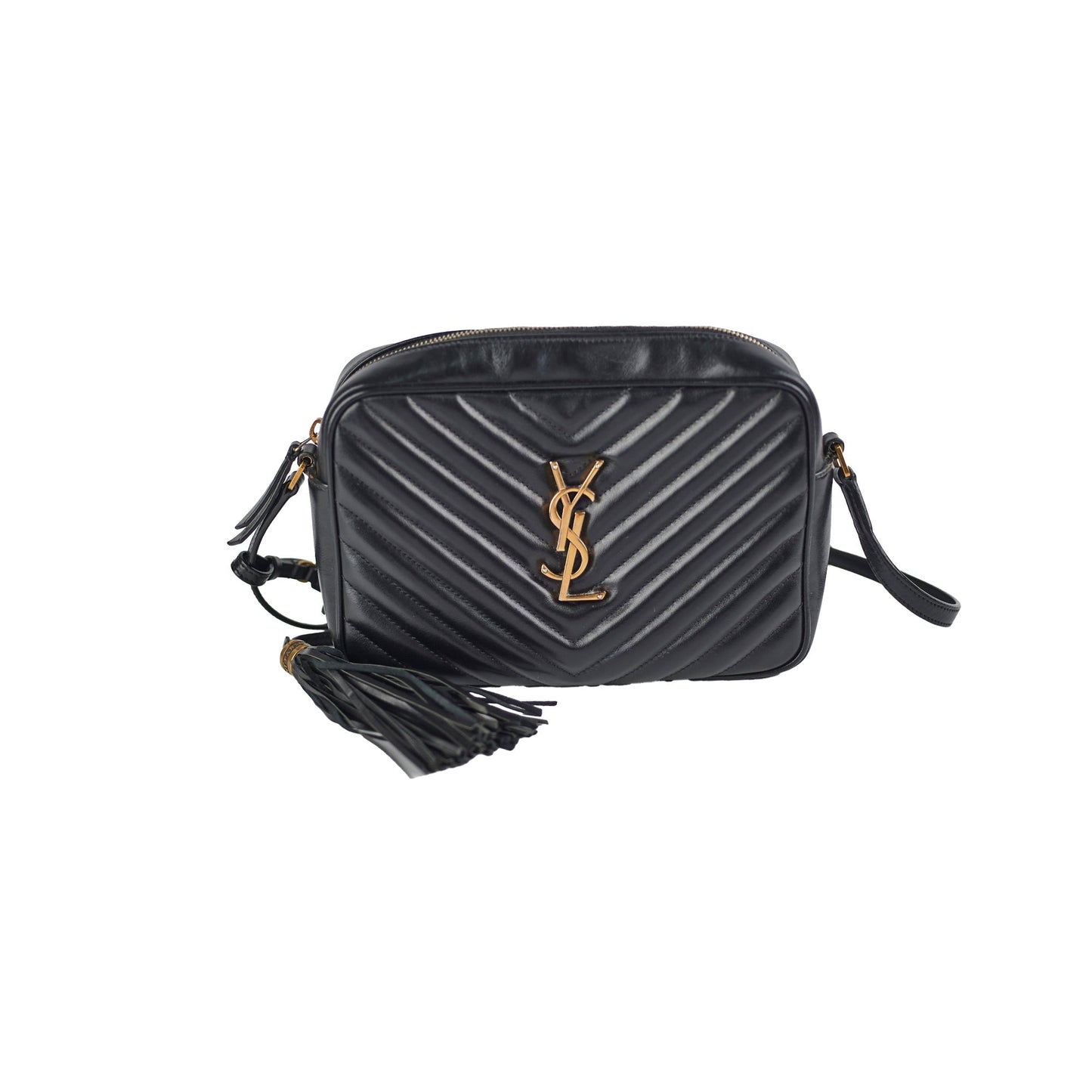 YSL Saint Laurent Lou Camera Bag Black Crossbody Bag 11