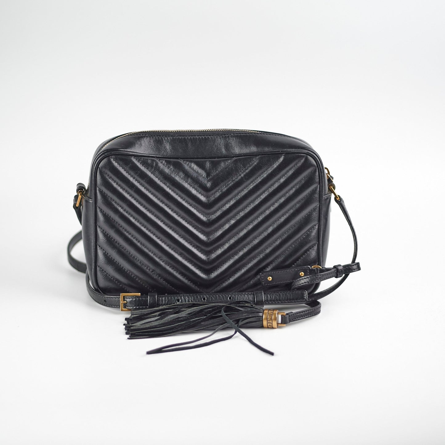 YSL Saint Laurent Lou Camera Bag Black Crossbody Bag 11