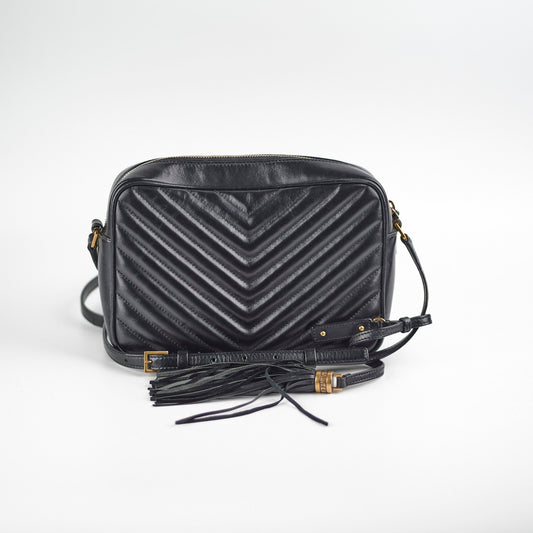 YSL Saint Laurent Lou Camera Bag Black Crossbody Bag 11