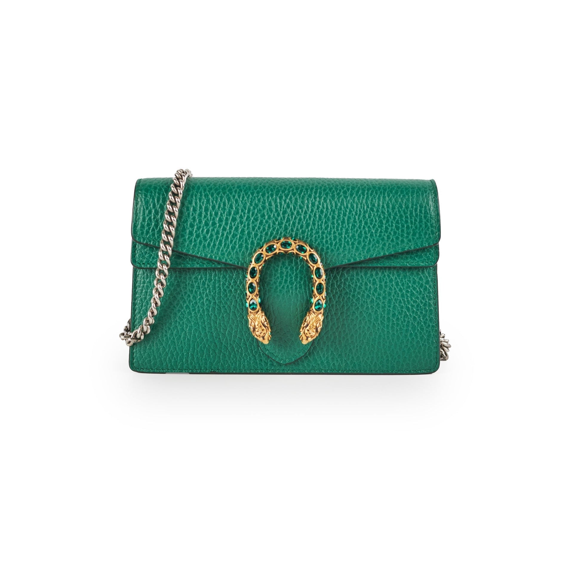 Gucci Dionysus Supreme Crossbody Bag Green Mini