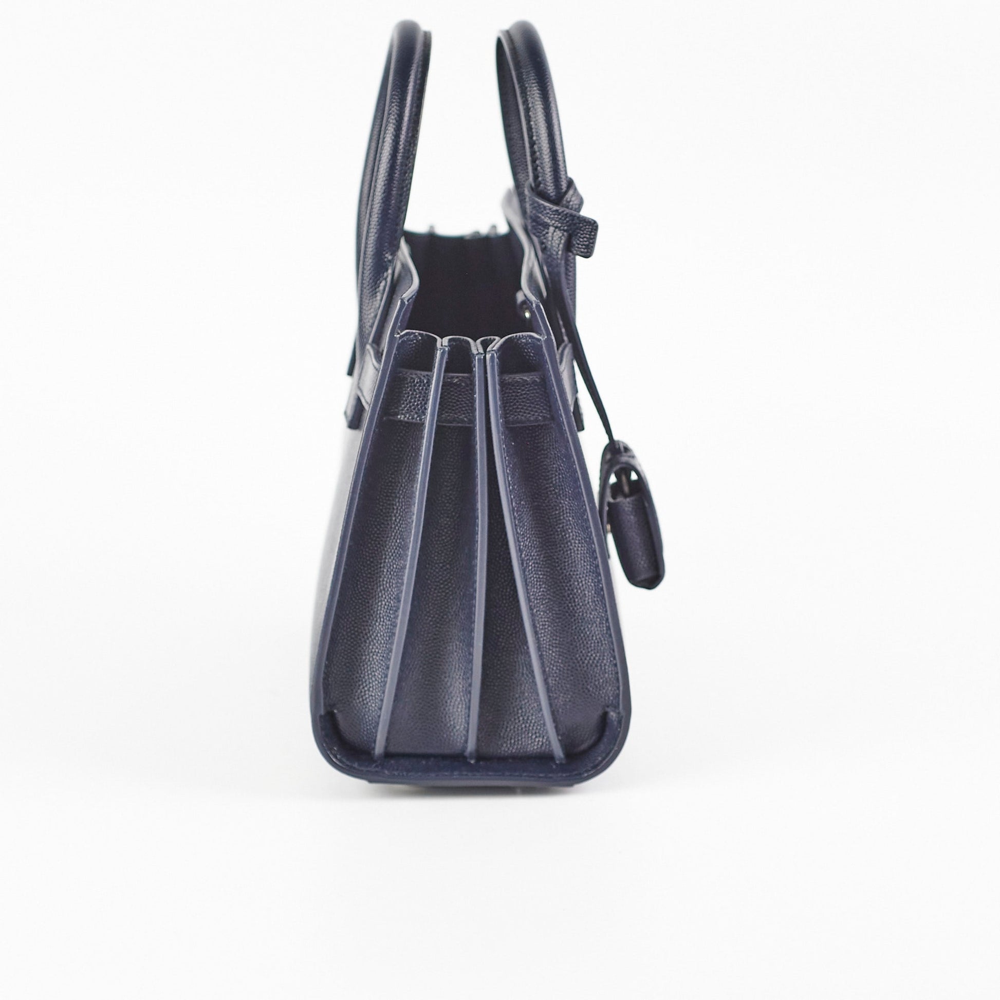 YSL Saint Laurent Sac De Jour Crossbody Bag Blue Navy