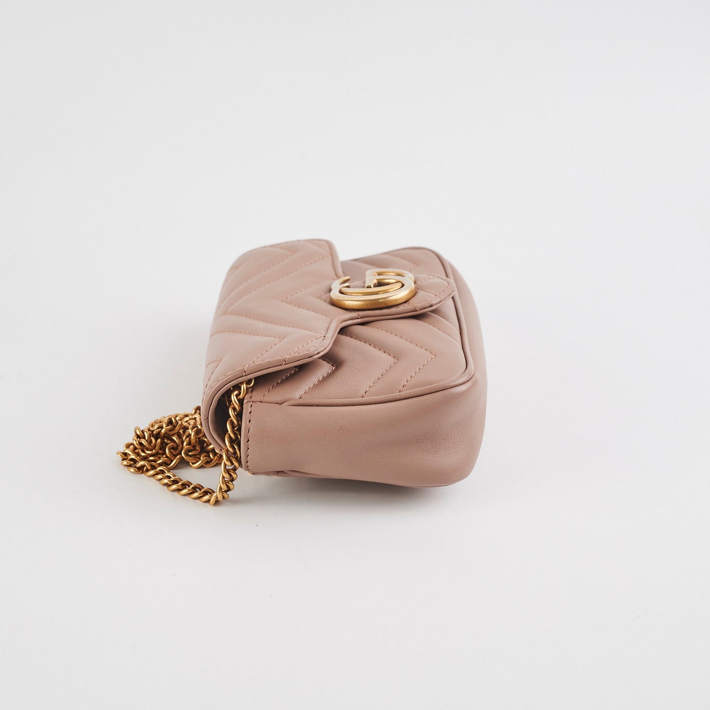 Gucci Marmont Super Dusty Crossbody Bag Pink Mini