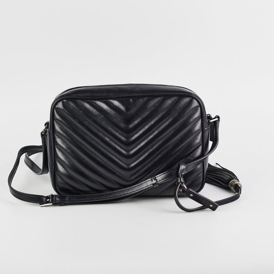 YSL Saint Laurent Lou Camera Bag Black Crossbody Bag 12