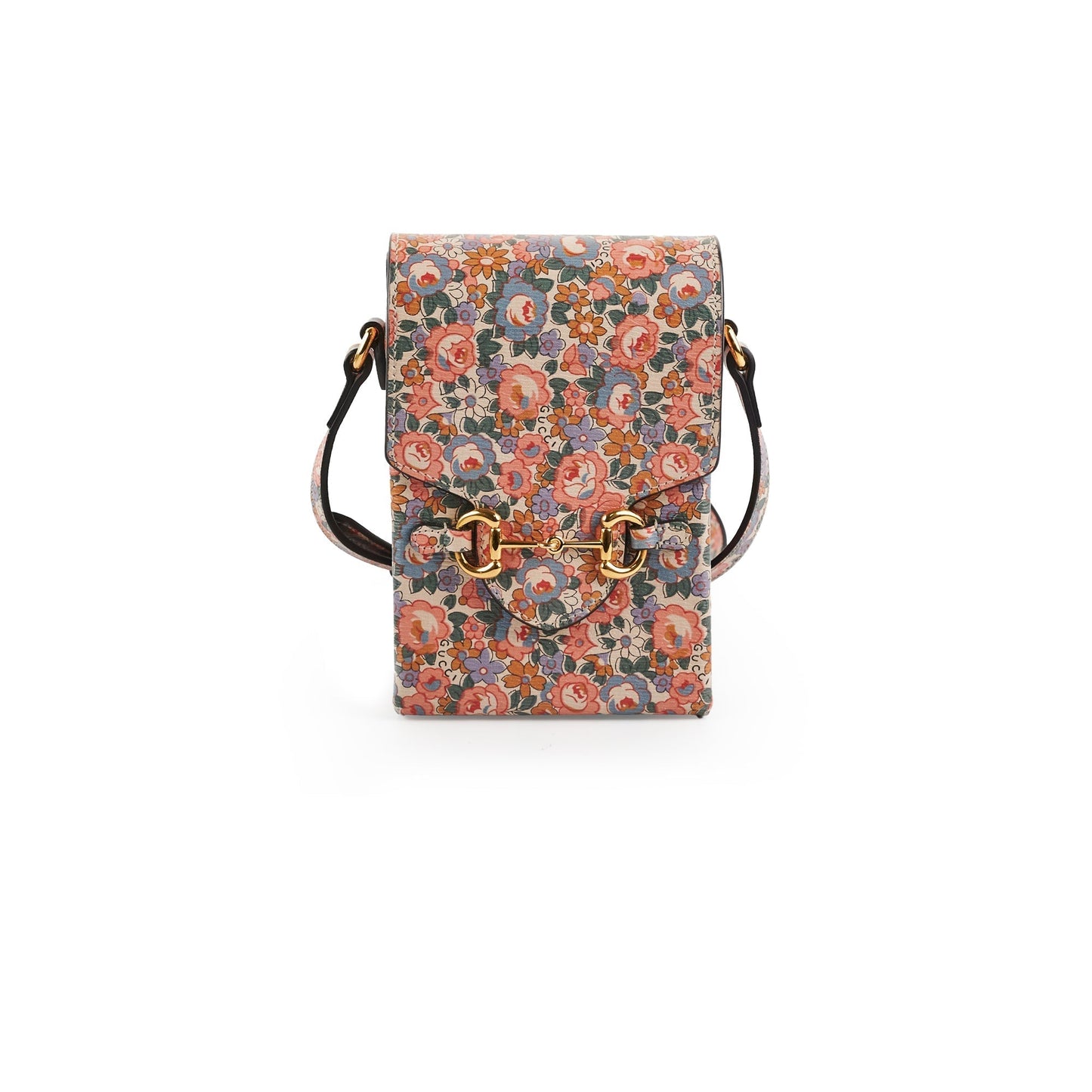 Gucci Liberty Floral Vertical Crossbody Mini Crossbody Bag