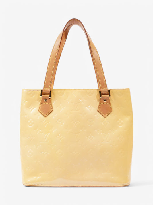 Louis Vuitton Verni Houston Yellow Calf Leather Handbag