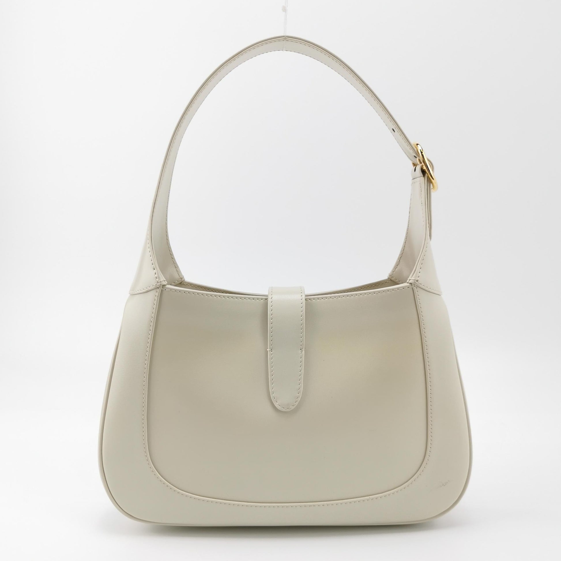 Gucci Jackie Strap Leather White Small Travel Bag Strap 1