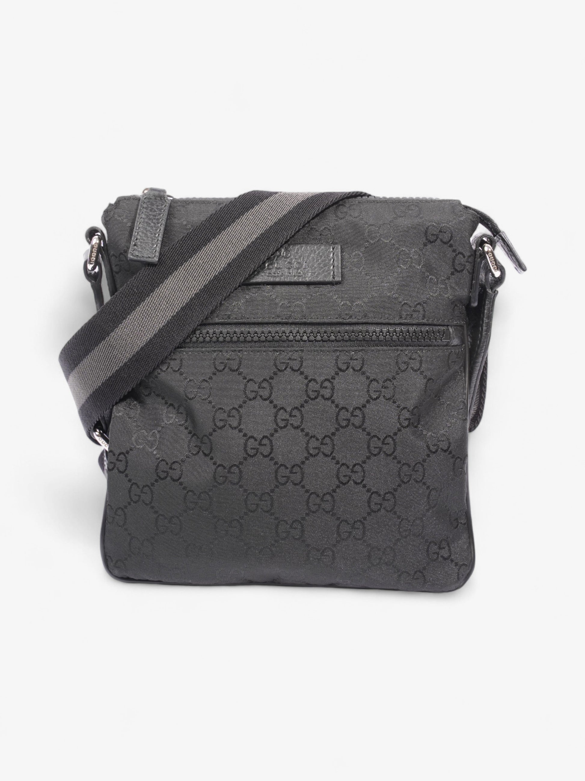 Gucci Messenger Supreme Canvas Black Crossbody Bag