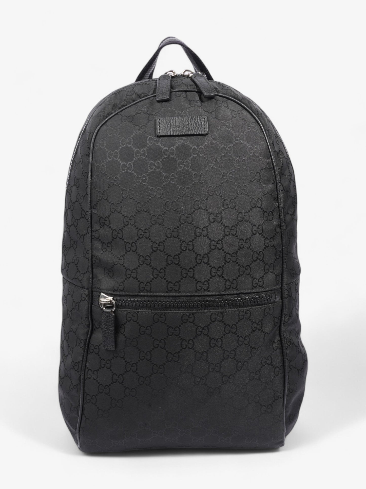 Gucci Double Zip Backpack Supreme Nylon Black Nylon 1