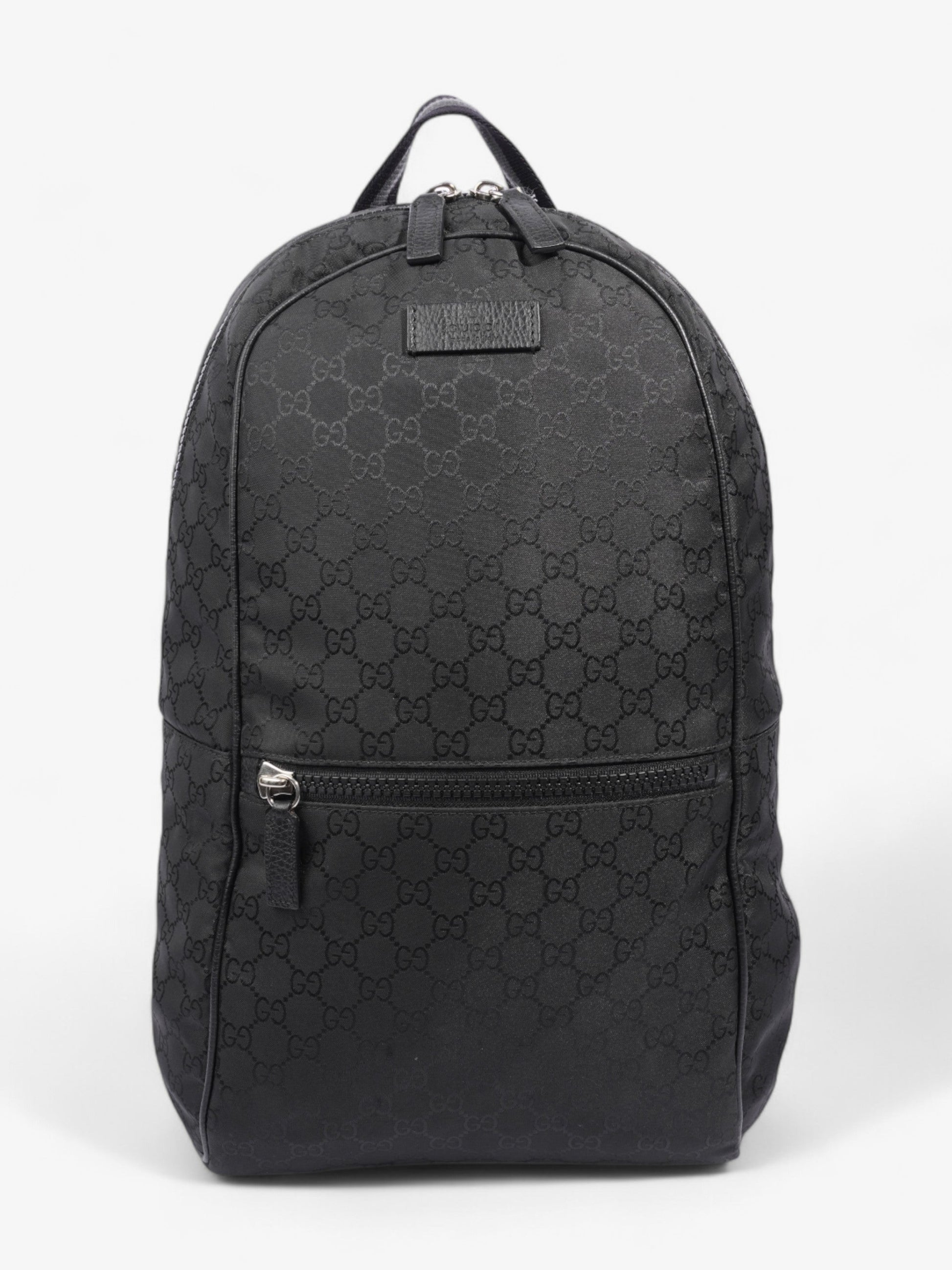 Gucci Double Zip Backpack Supreme Nylon Black Nylon 1