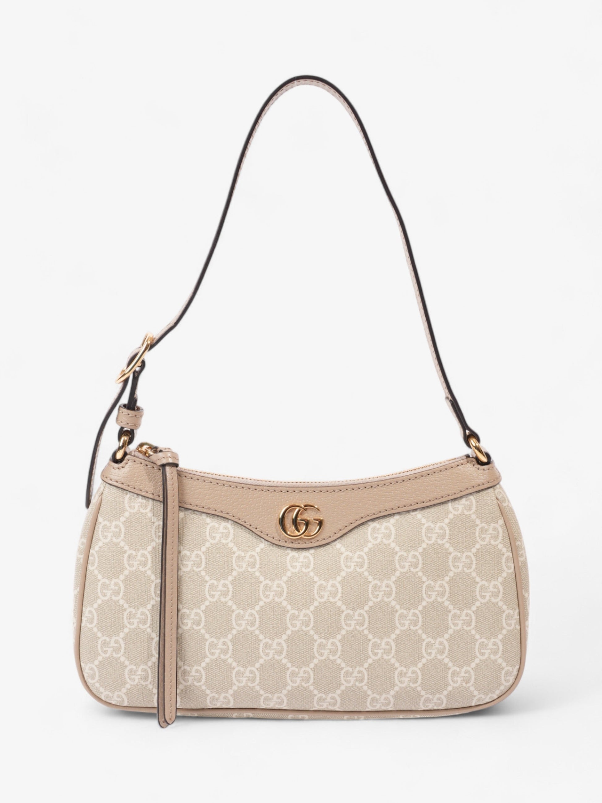 Gucci Ophidia Supreme Oatmeal Coated Shoulder Bag Canvas Beige