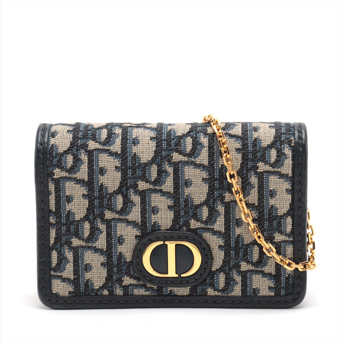 Dior Christian Oblique Shoulder Bag Canvas Chain