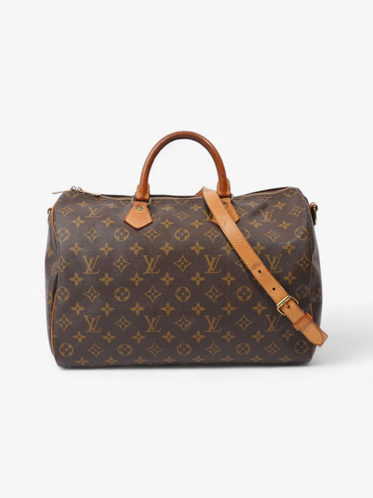 Louis Vuitton Speedy Bandouliere Coated 35 Monogram Canvas Coated Canvas Apparel