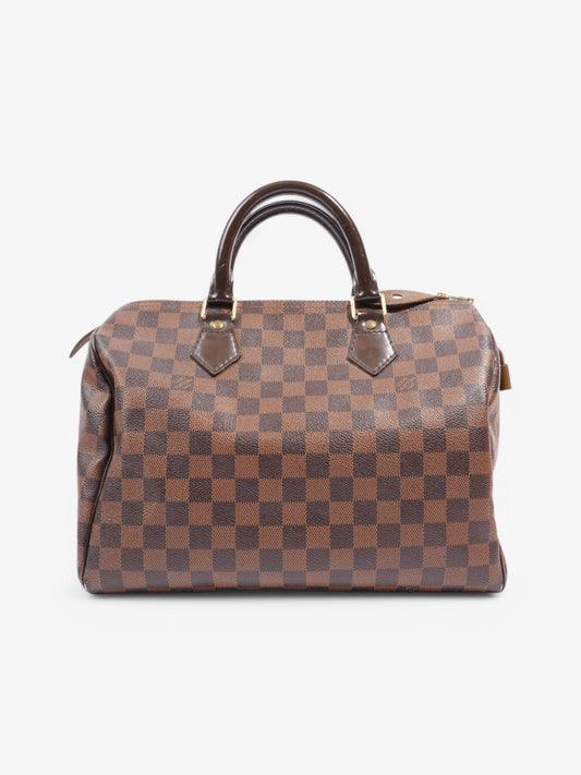 Louis Vuitton Speedy Ebene Coated 30 Canvas Coated Canvas Damier Apparel Canvas 54