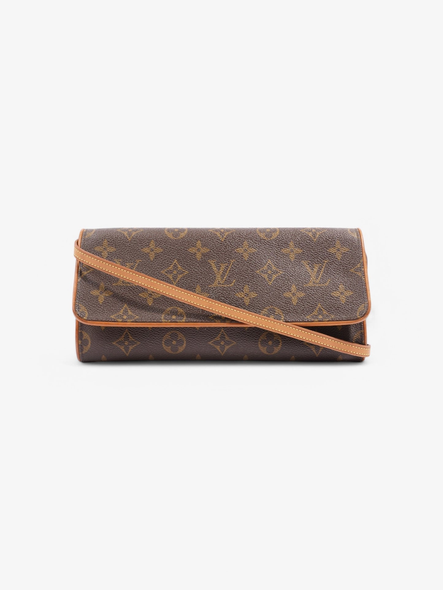 Louis Vuitton Twin Pochette Coated Monogram GM Canvas Coated Canvas Apparel Gm 22