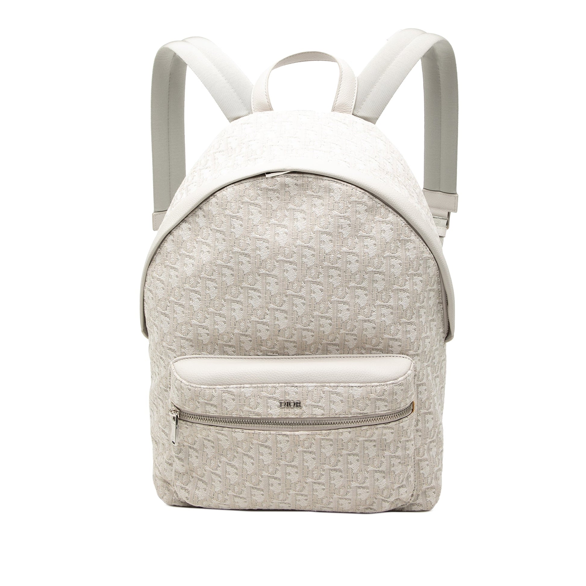 Dior Handbag Oblique Rider Backpack Canvas Beige
