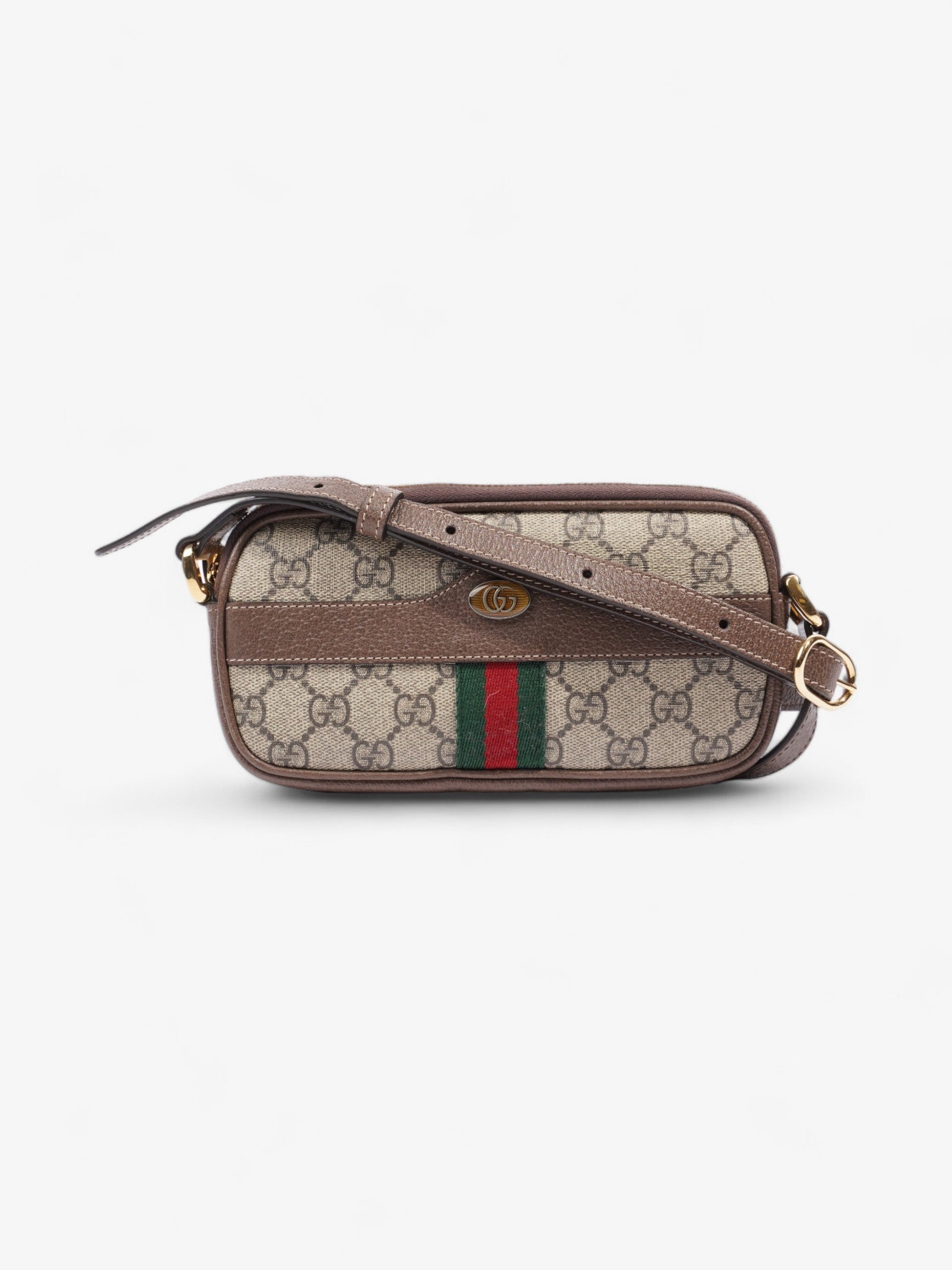 Gucci Ophidia Supreme Crossbody Bag Canvas Red