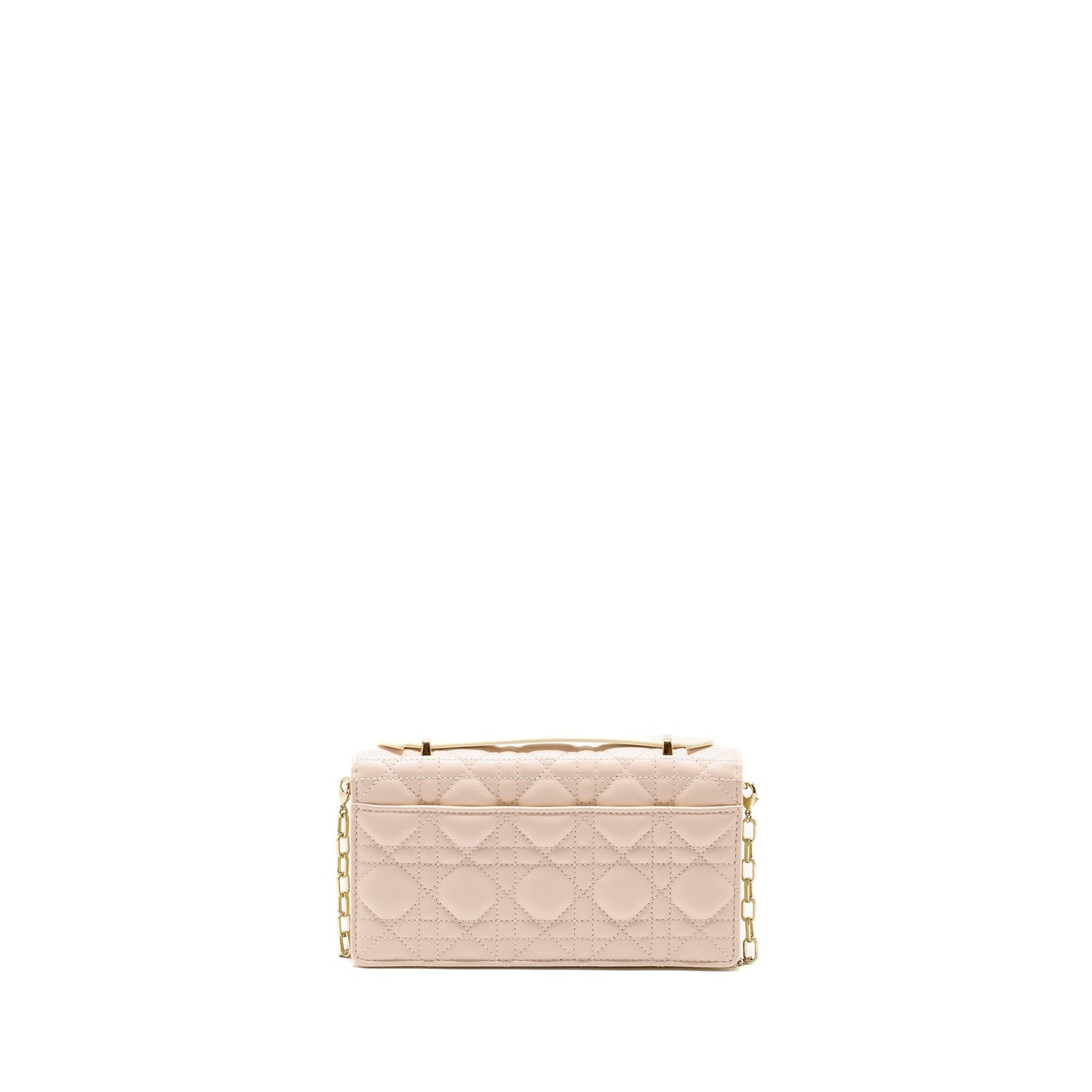 Dior My Purse Lambskin Light Light Yellow Handbag Pink Mini Travel Bag