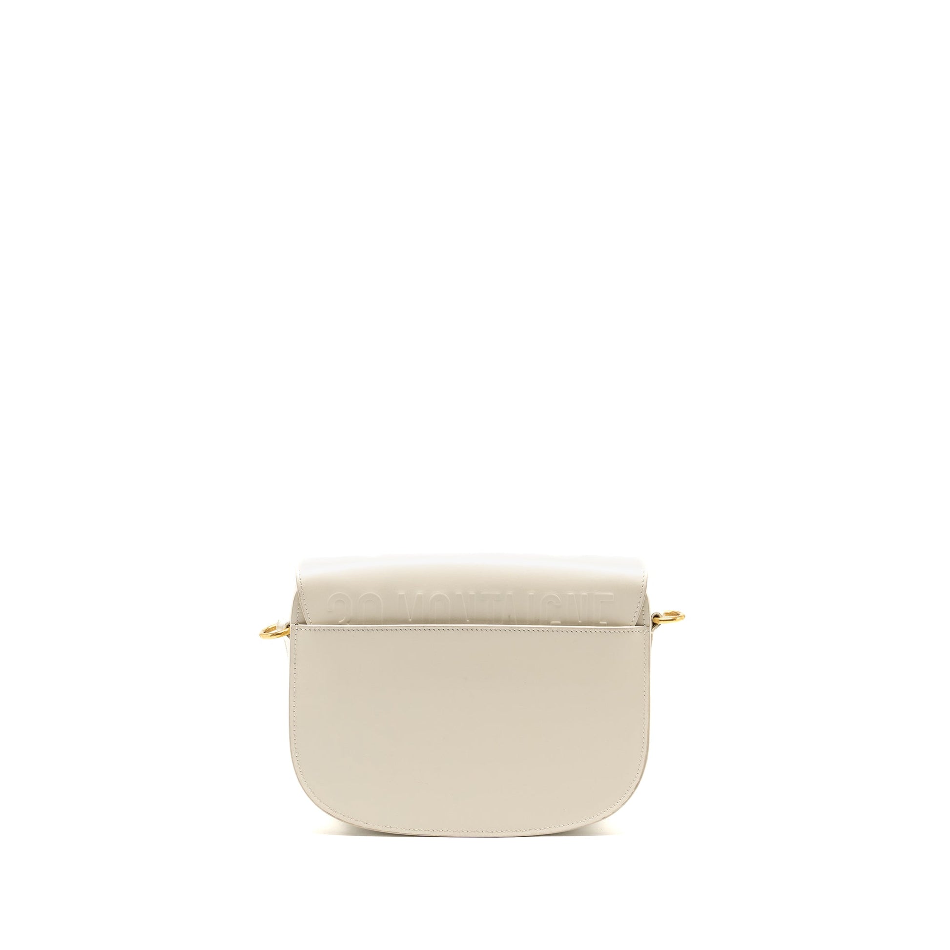 Dior Bobby Purse Calfskin Handbag White Medium Travel Bag