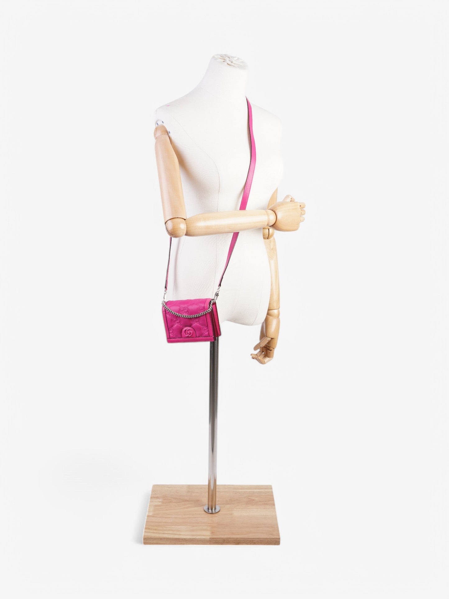 Gucci Lovely Bag Bright Calfskin Leather Pink Crossbody Bag